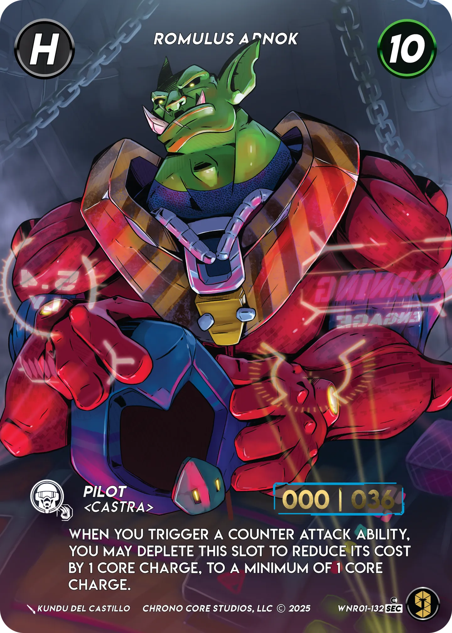 Romulus Arnok — War of the Nine Realms — Chrono Core