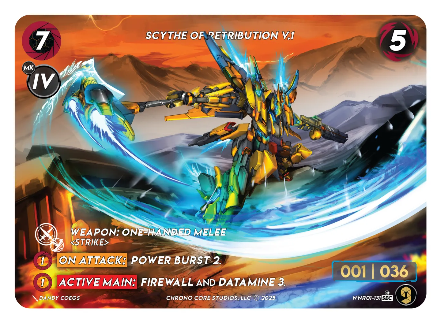 Scythe of Retribution V.1 — War of the Nine Realms — Chrono Core