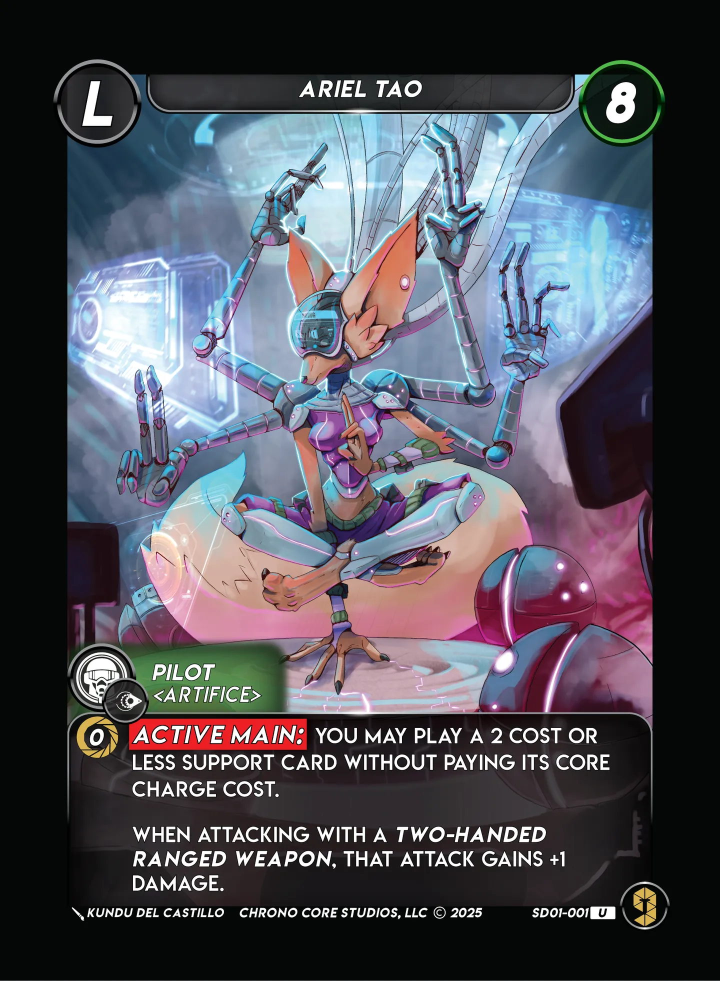 Ariel Tao — Chaos Ensuing Structure Deck — Chrono Core