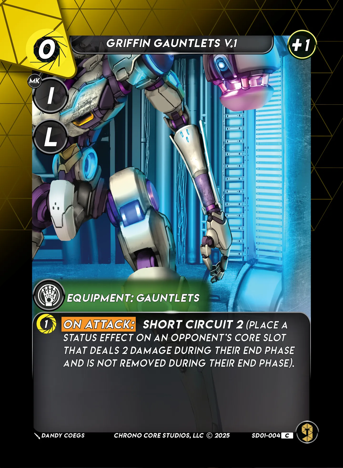 Griffin Gauntlets V.1 — Chaos Ensuing Structure Deck — Chrono Core