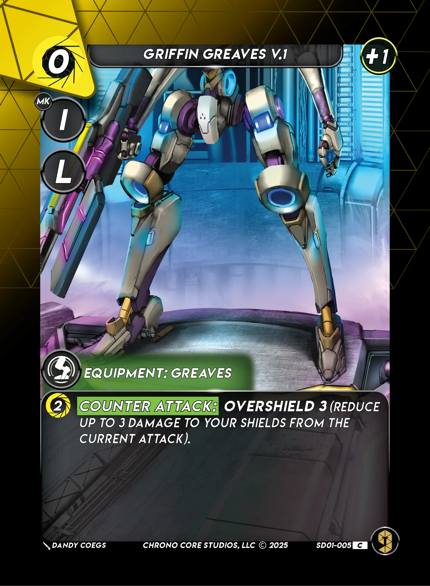 Griffin Greaves V.1 — Chaos Ensuing Structure Deck — Chrono Core