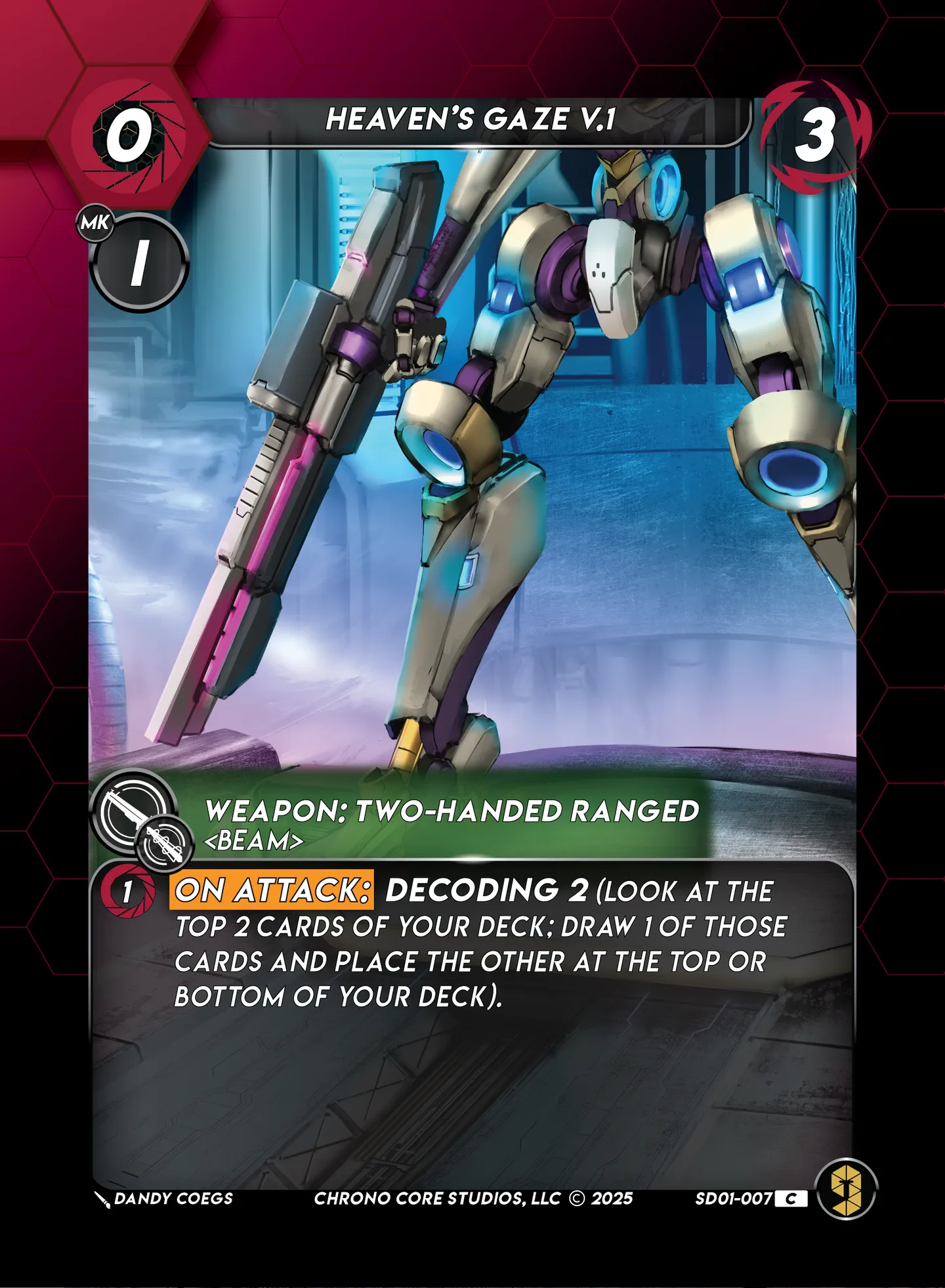 Heaven's Gaze V.1 — Chaos Ensuing Structure Deck — Chrono Core