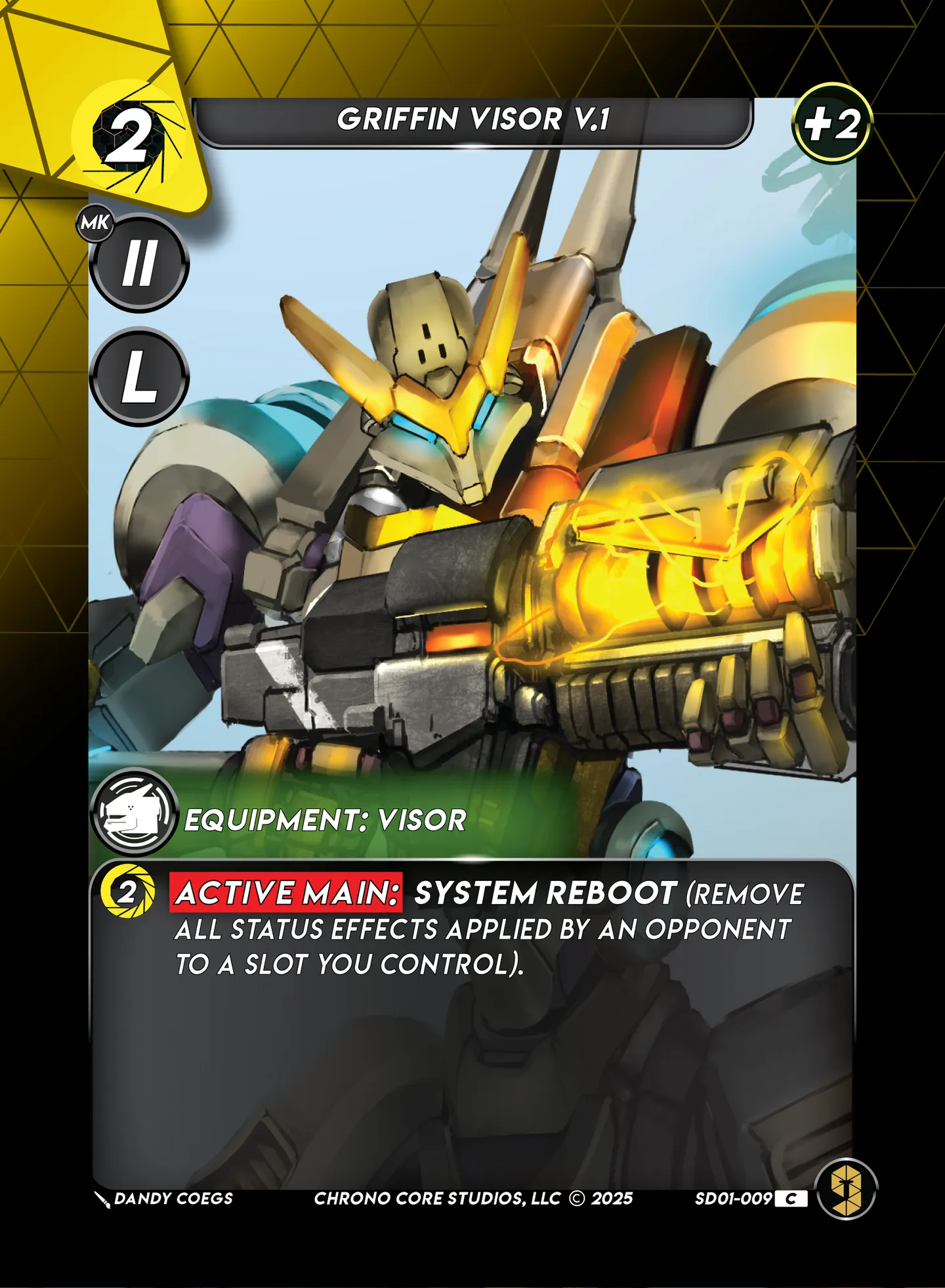 Griffin Visor V.1 — Chaos Ensuing Structure Deck — Chrono Core