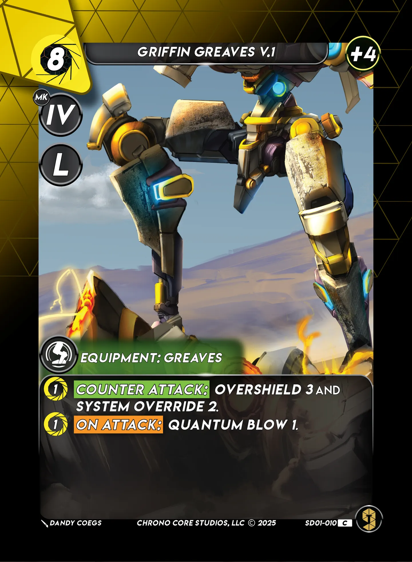 Griffin Greaves V.1 — Chaos Ensuing Structure Deck — Chrono Core