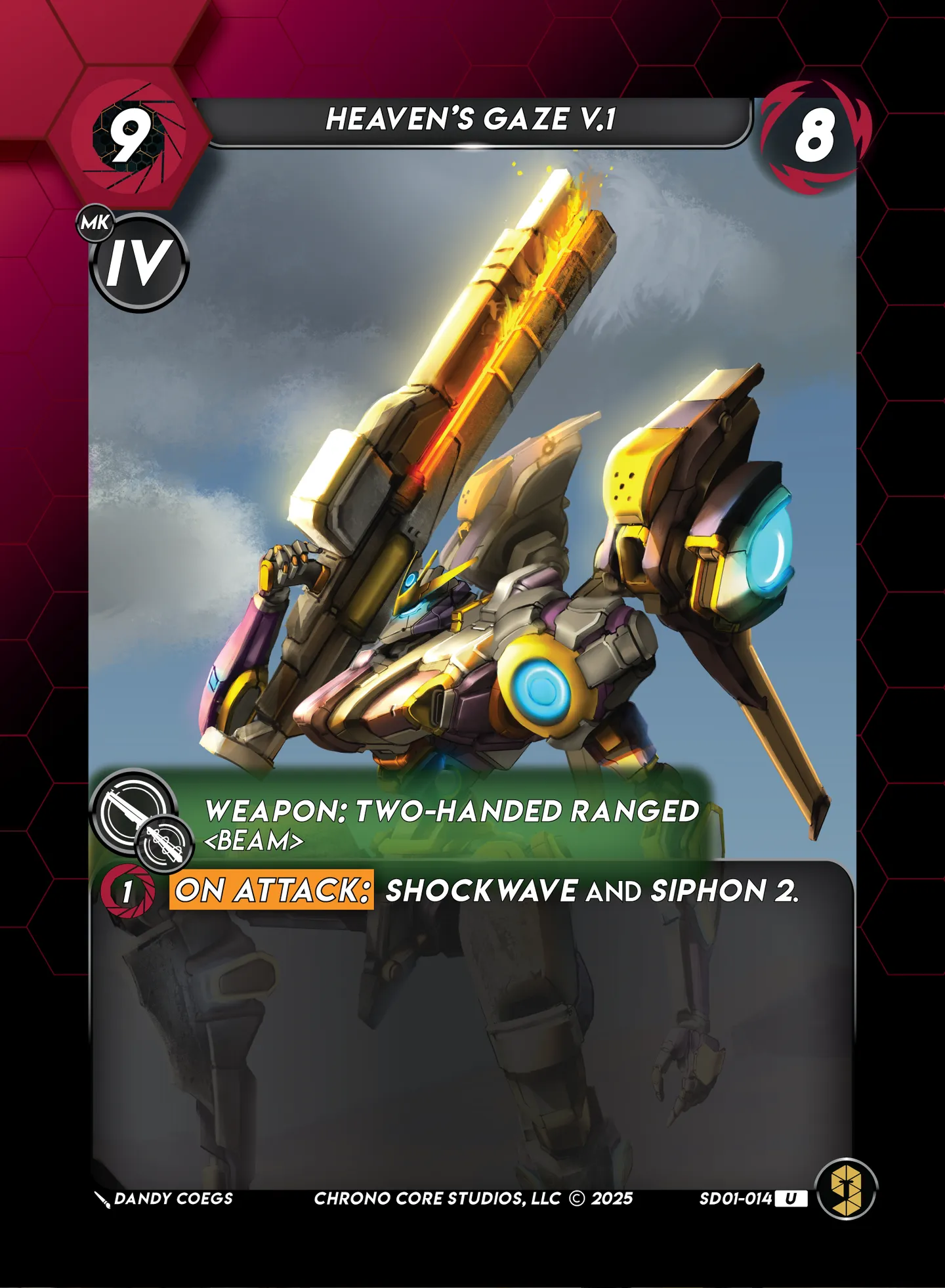 Heaven's Gaze V.1 — Chaos Ensuing Structure Deck — Chrono Core
