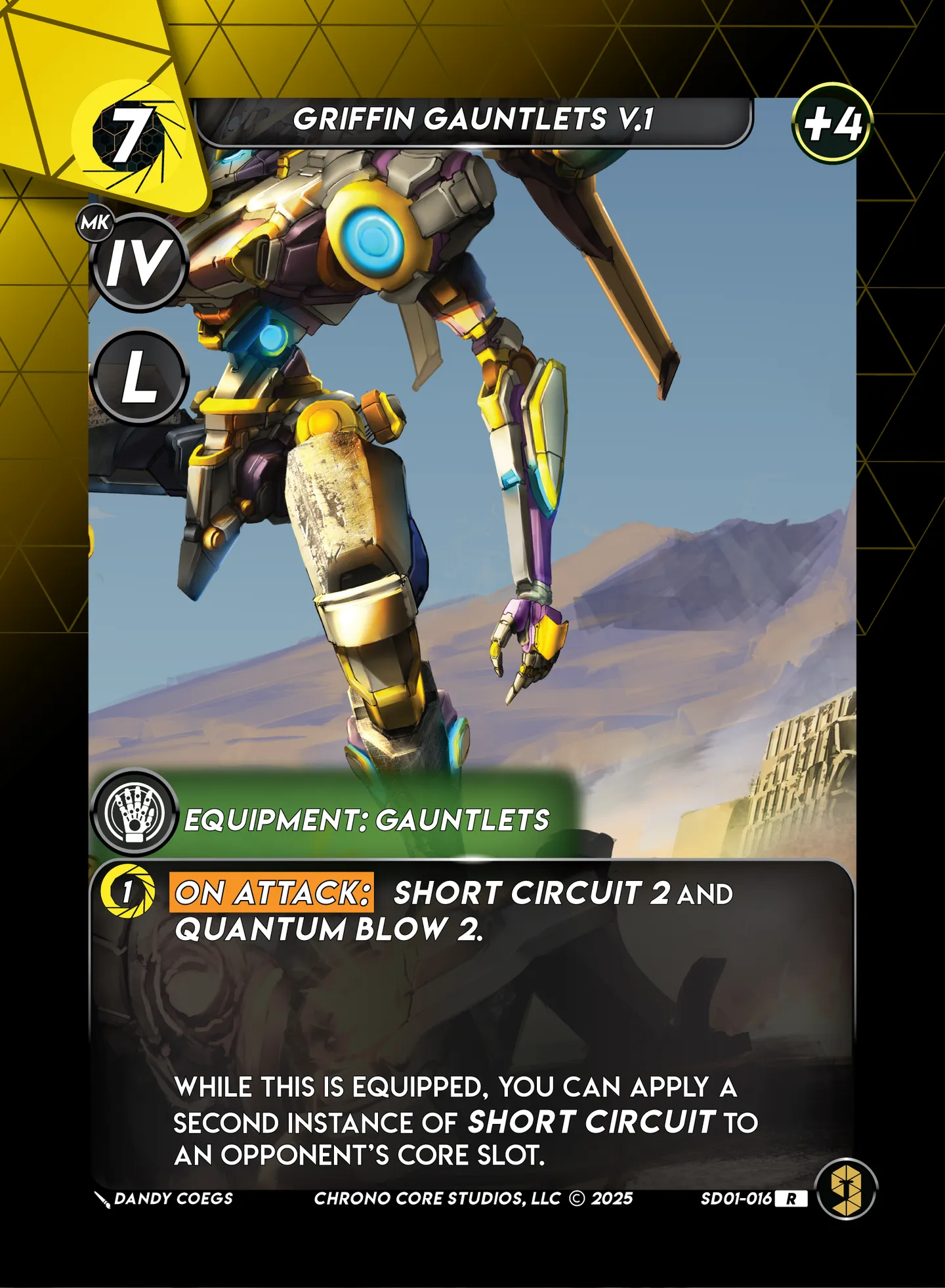 Griffin Gauntlets V.1 — Chaos Ensuing Structure Deck — Chrono Core