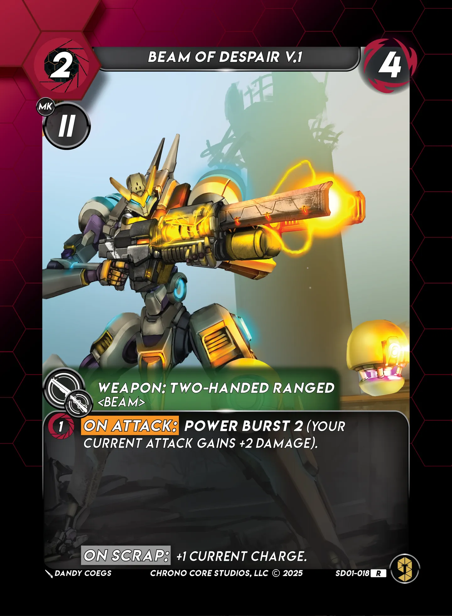 Beam of Despair V.1 — Chaos Ensuing Structure Deck — Chrono Core