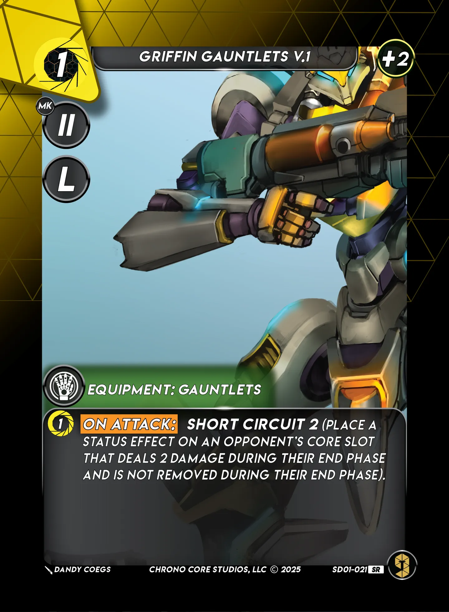 Griffin Gauntlets V.1 — Chaos Ensuing Structure Deck — Chrono Core
