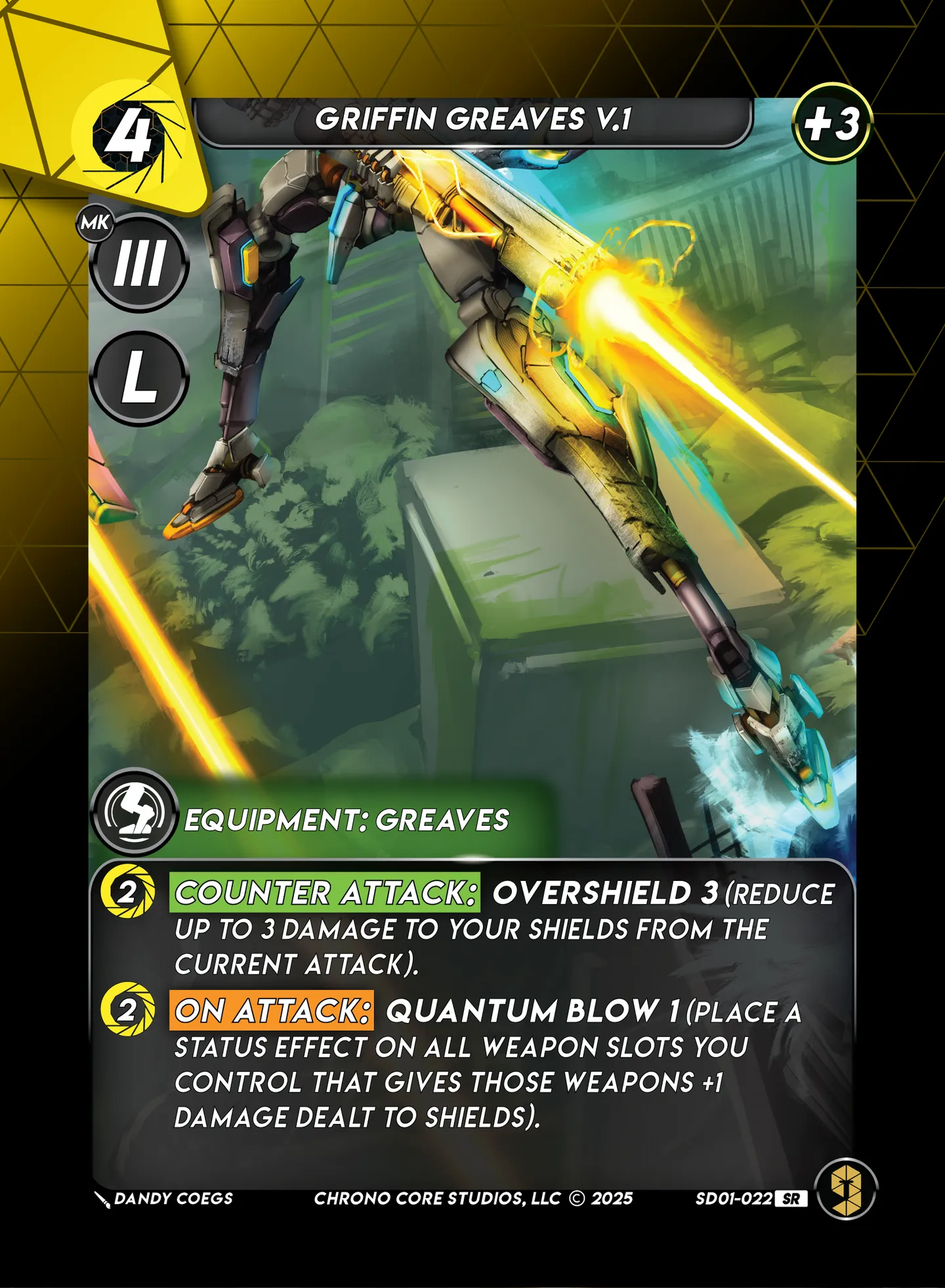 Griffin Greaves V.1 — Chaos Ensuing Structure Deck — Chrono Core