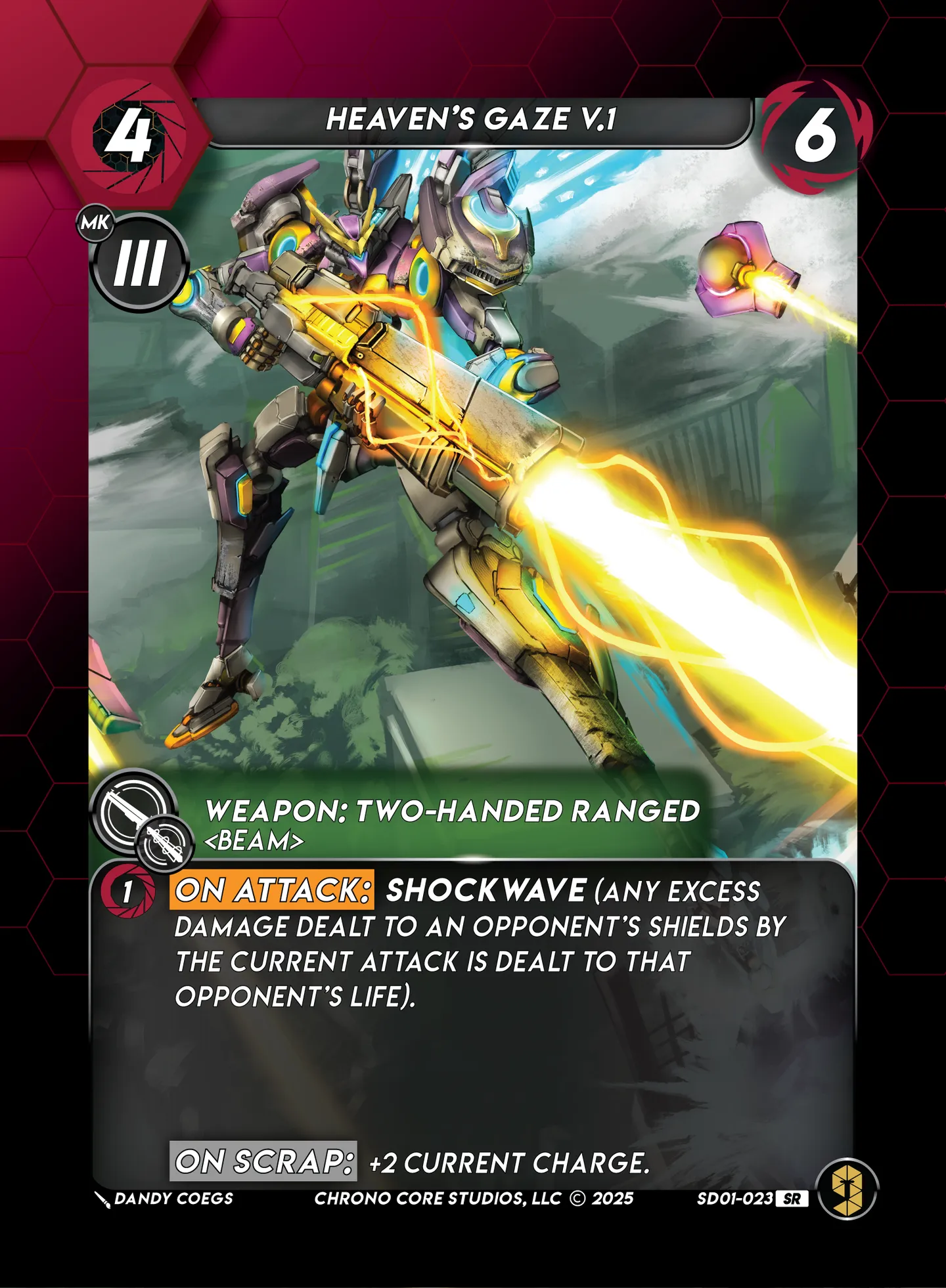 Heaven's Gaze V.1 — Chaos Ensuing Structure Deck — Chrono Core