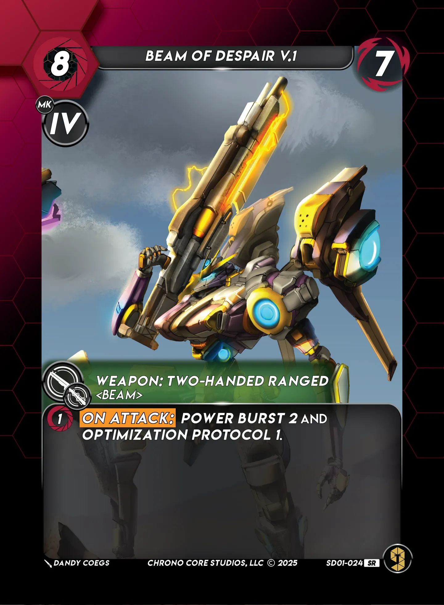 Beam of Despair V.1 — Chaos Ensuing Structure Deck — Chrono Core