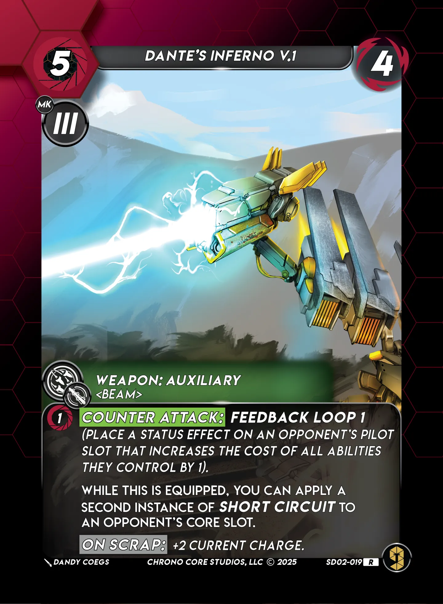 Dante's Inferno V.1 — Righteous Resolve Structure Deck — Chrono Core