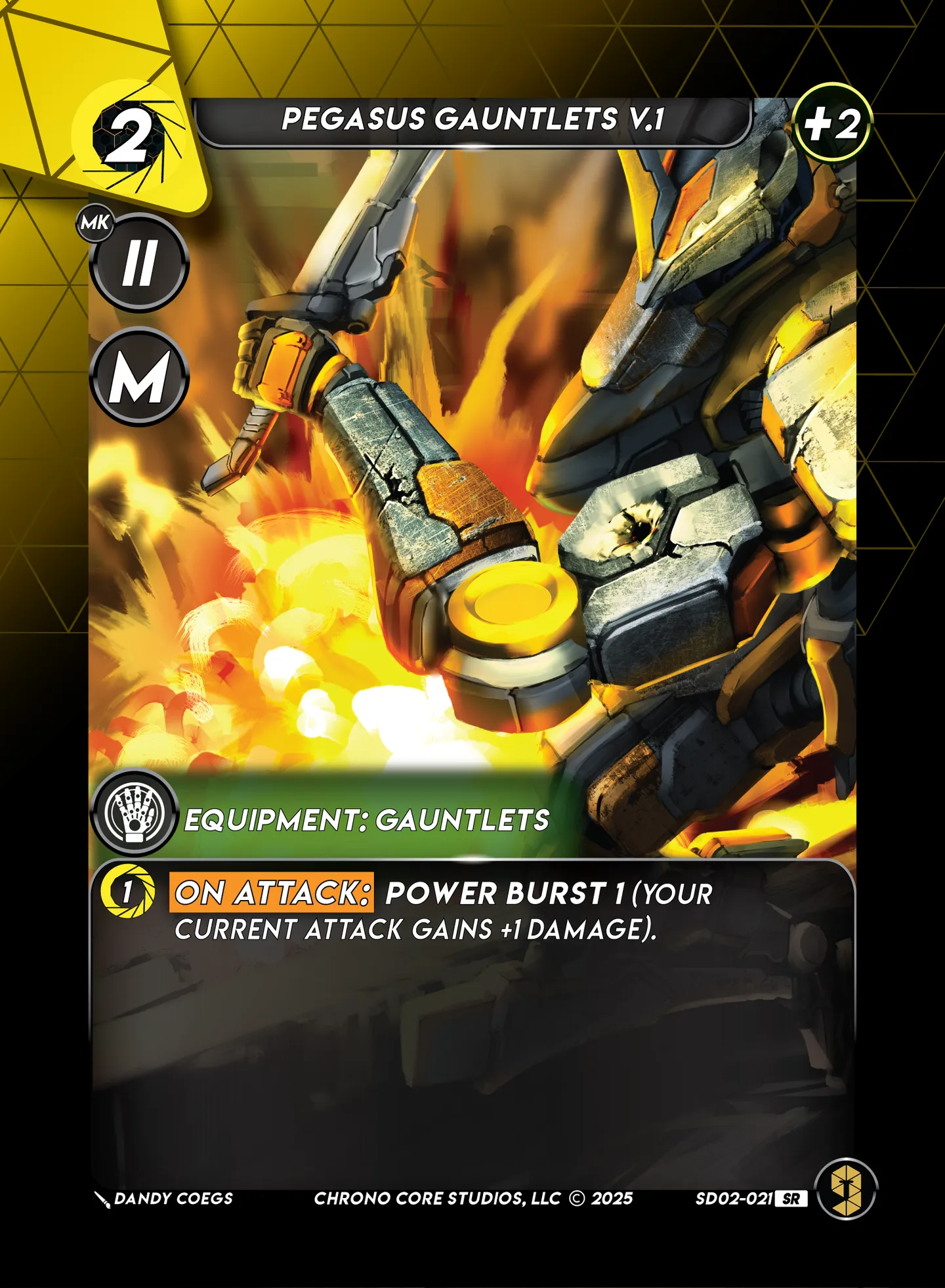 Pegasus Gauntlets V.1 — Righteous Resolve Structure Deck — Chrono Core