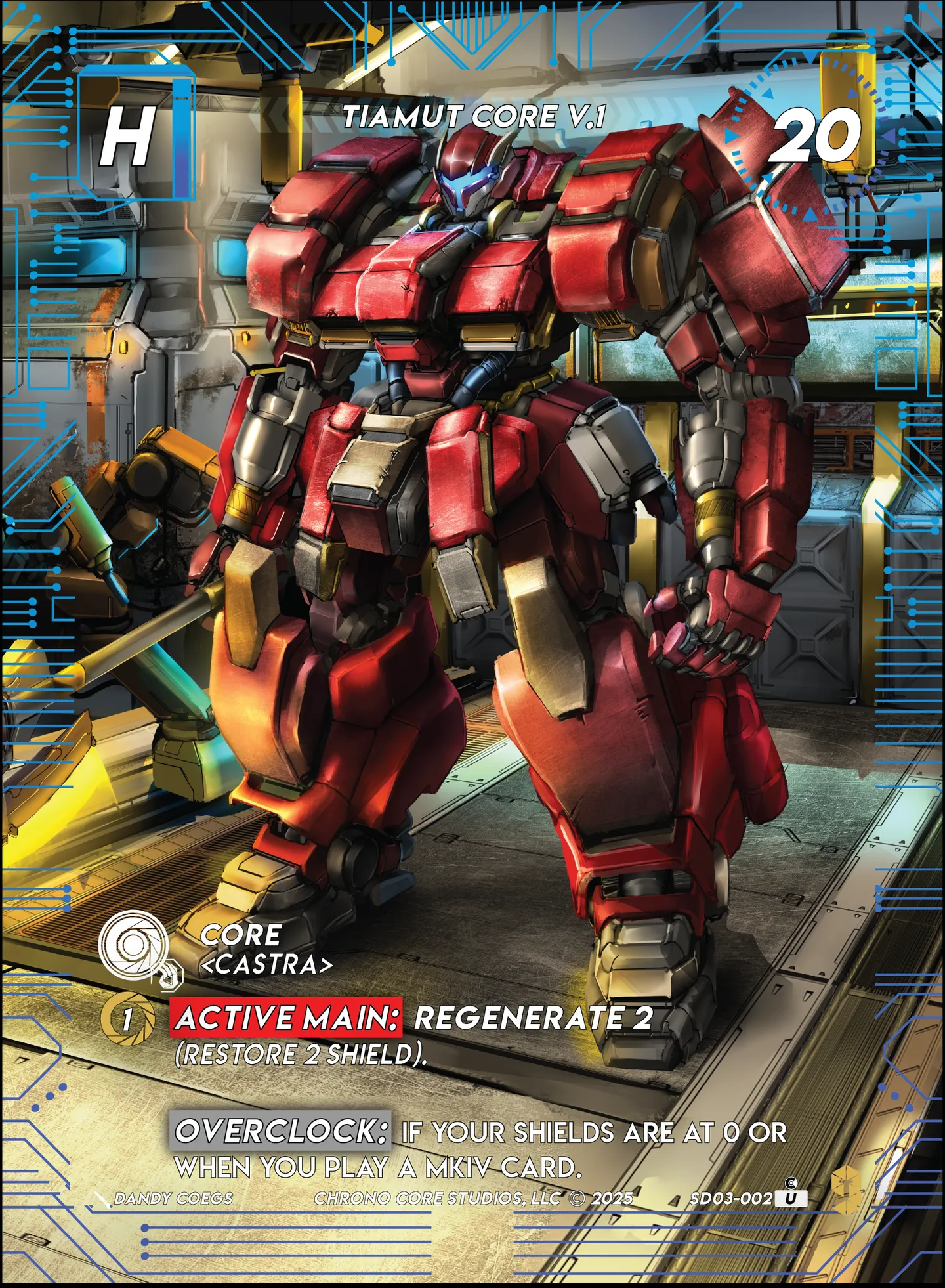 Tiamut Core V.1 — Knight of Chaos Structure Deck — Chrono Core