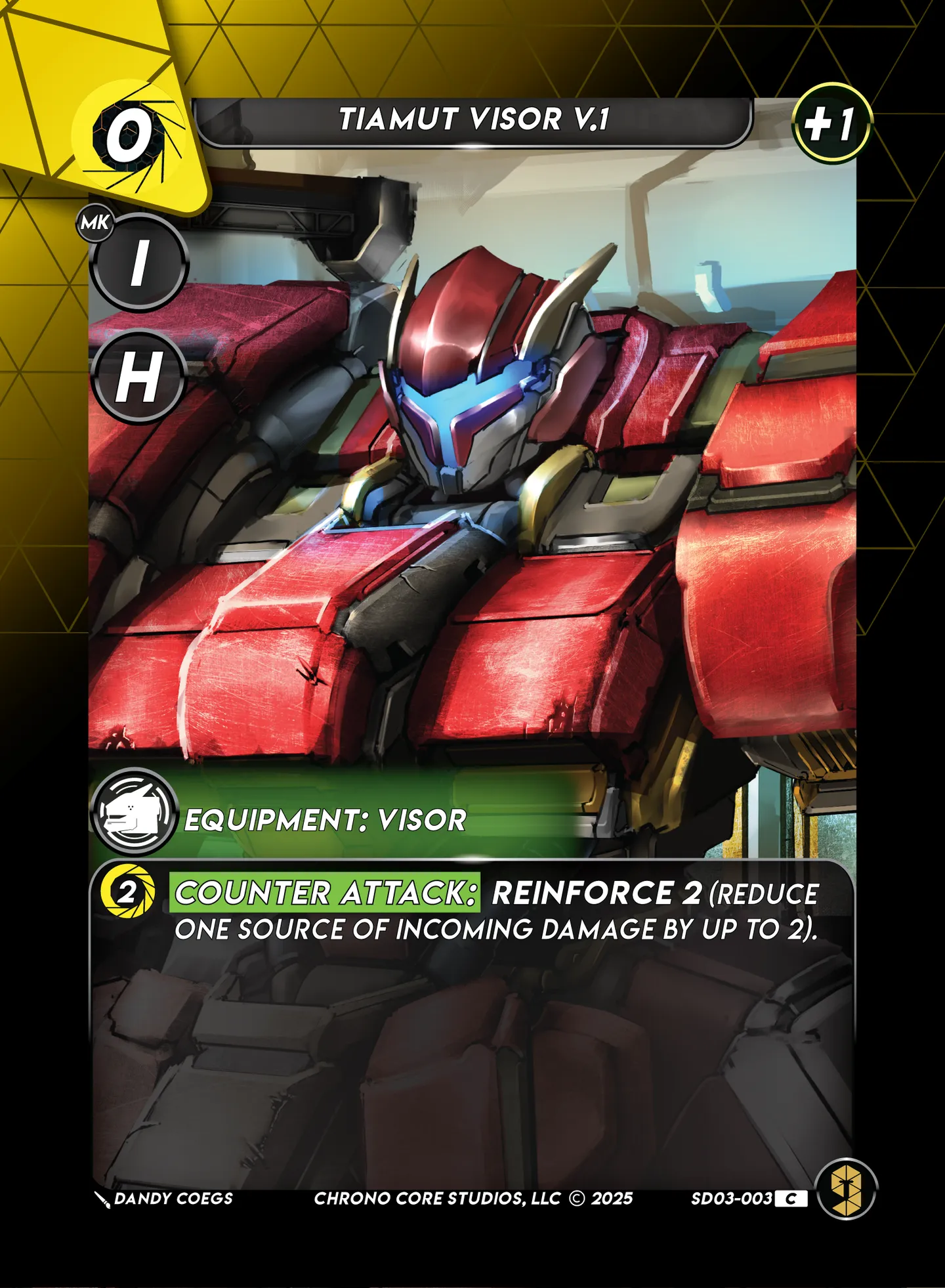 Tiamut Visor V.1 — Knight of Chaos Structure Deck — Chrono Core