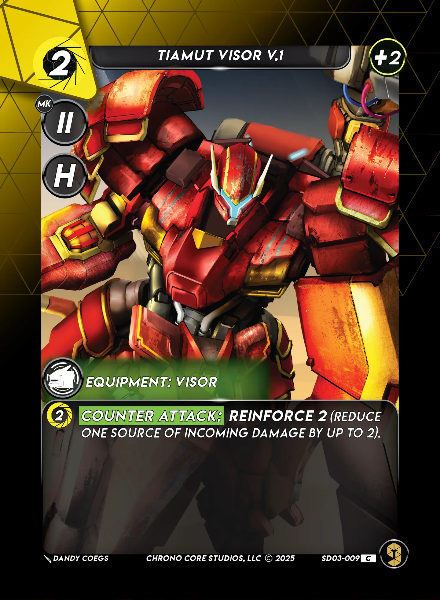 Tiamut Visor V.1 — Knight of Chaos Structure Deck — Chrono Core