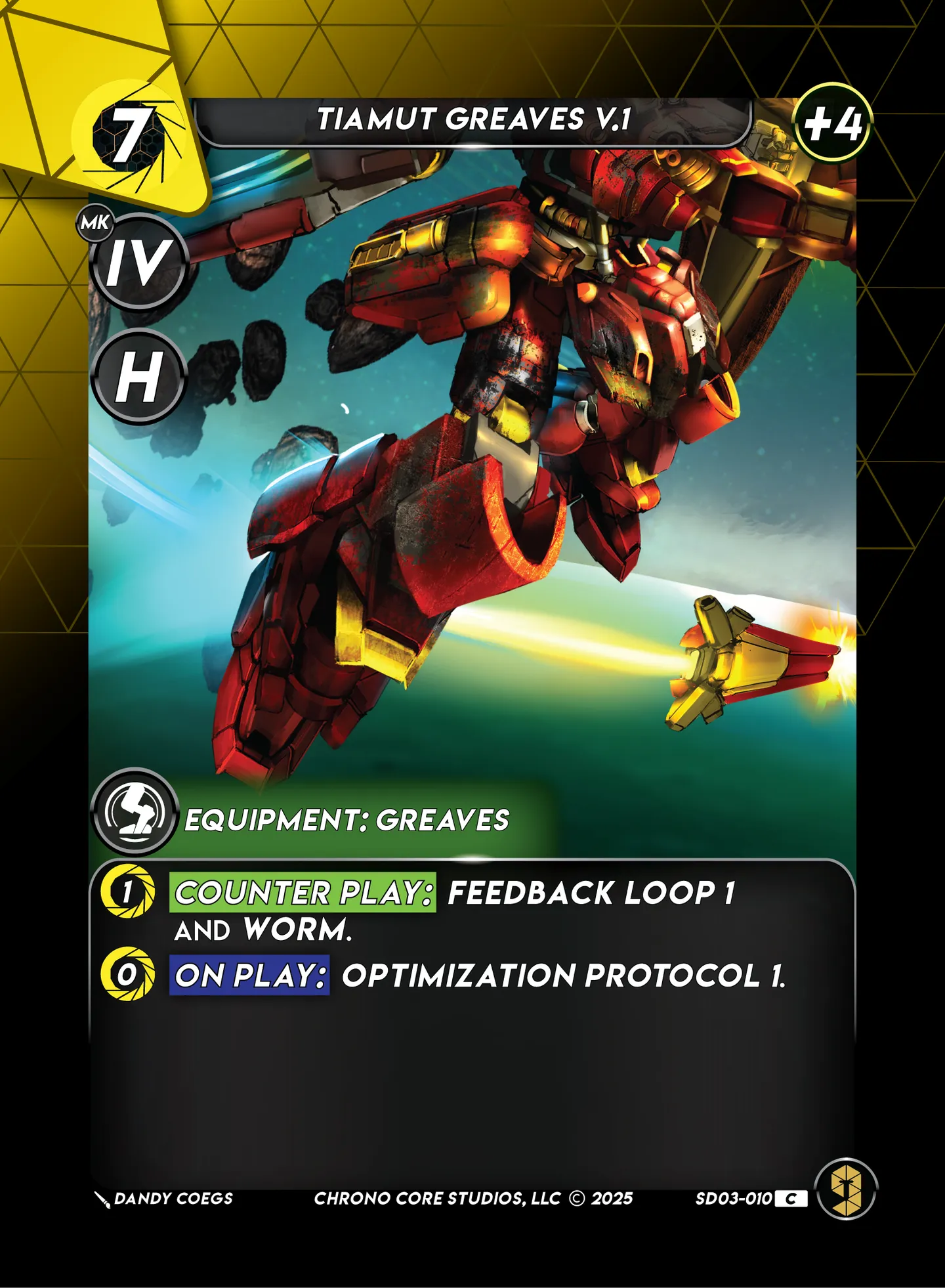 Tiamut Greaves V.1 — Knight of Chaos Structure Deck — Chrono Core