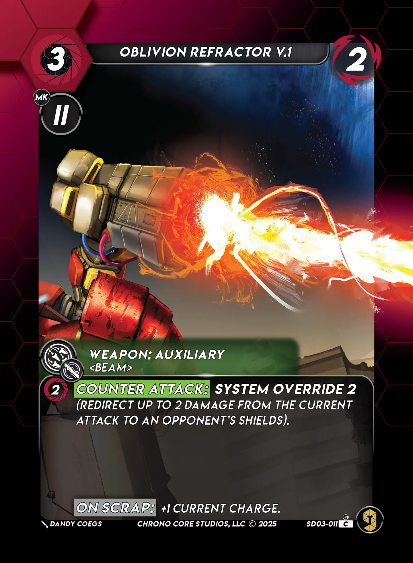 Oblivion Refractor V.1 — Knight of Chaos Structure Deck — Chrono Core