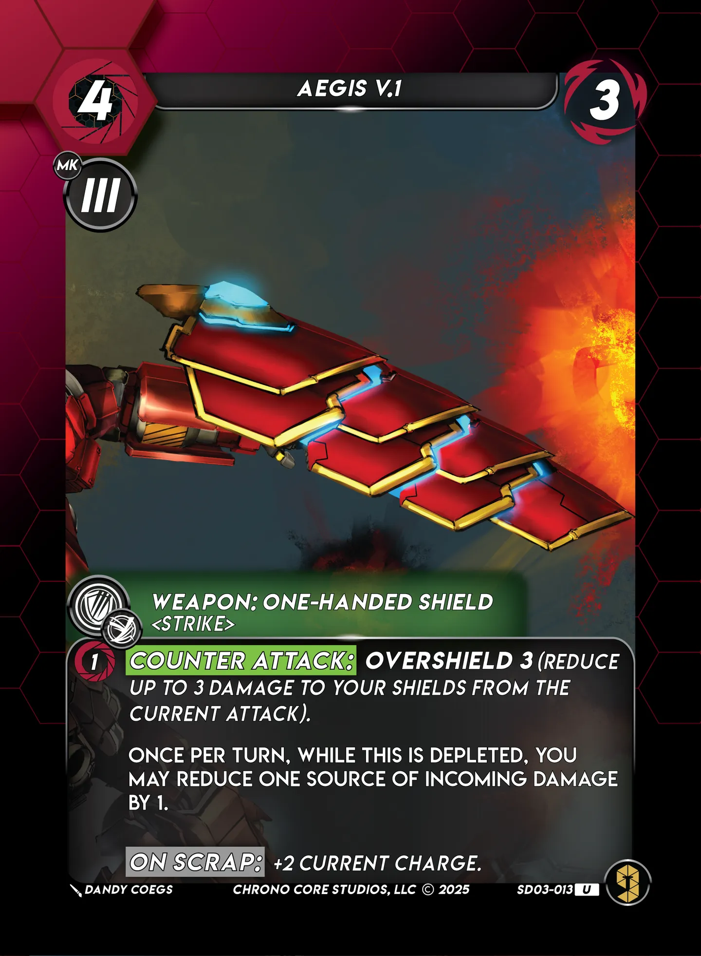 Aegis V.1 — Knight of Chaos Structure Deck — Chrono Core