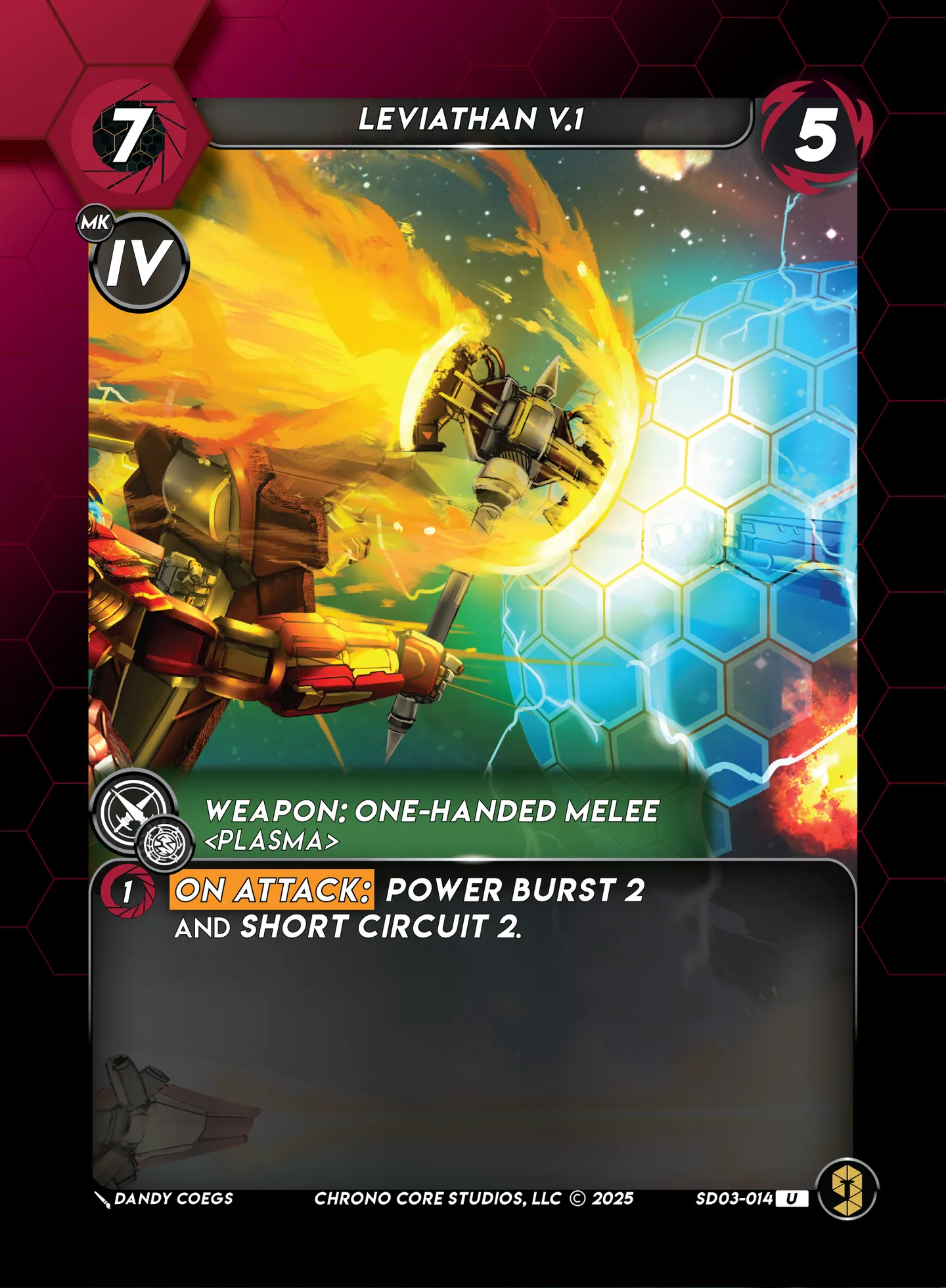 Leviathan V.1 — Knight of Chaos Structure Deck — Chrono Core