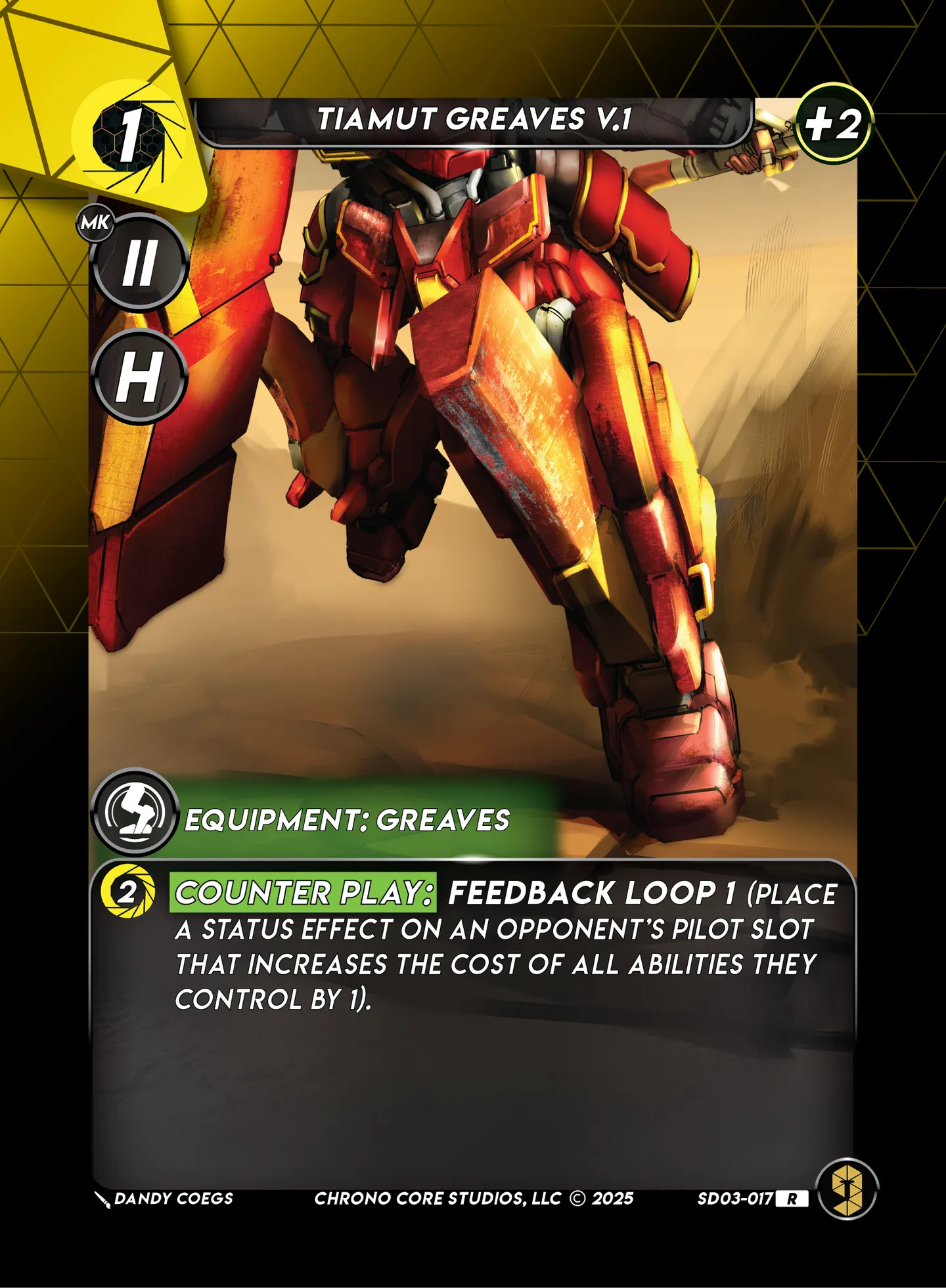 Tiamut Greaves V.1 — Knight of Chaos Structure Deck — Chrono Core