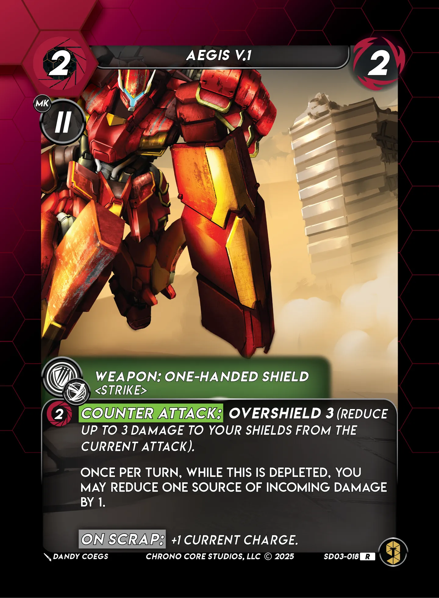 Aegis V.1 — Knight of Chaos Structure Deck — Chrono Core