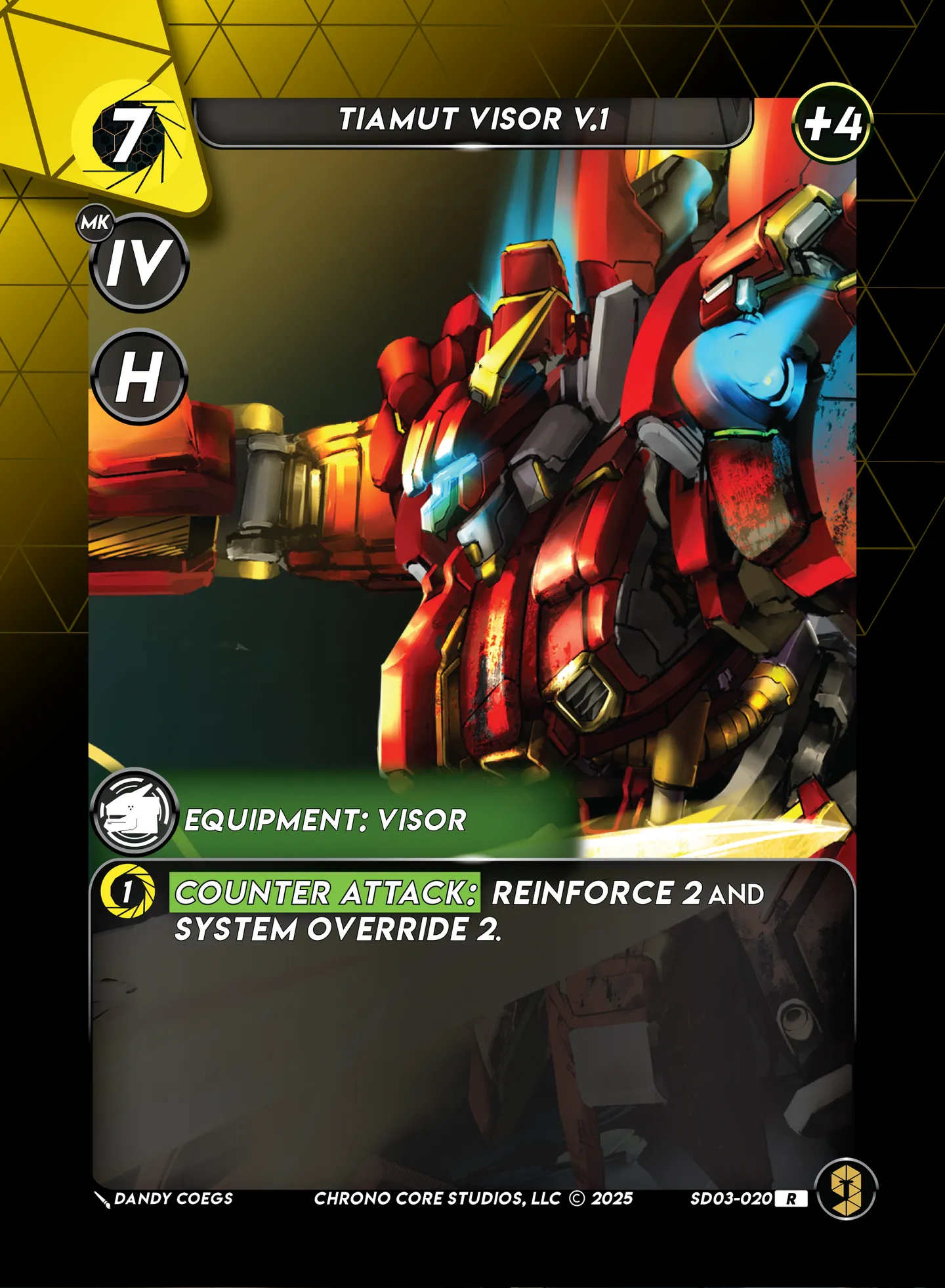 Tiamut Visor V.1 — Knight of Chaos Structure Deck — Chrono Core