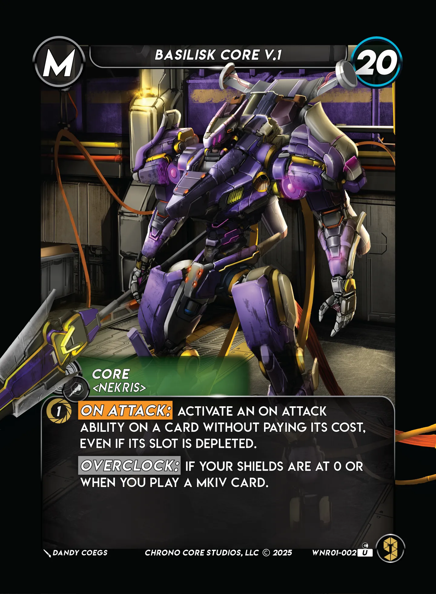 Basilisk Core V.1 — War of the Nine Realms — Chrono Core