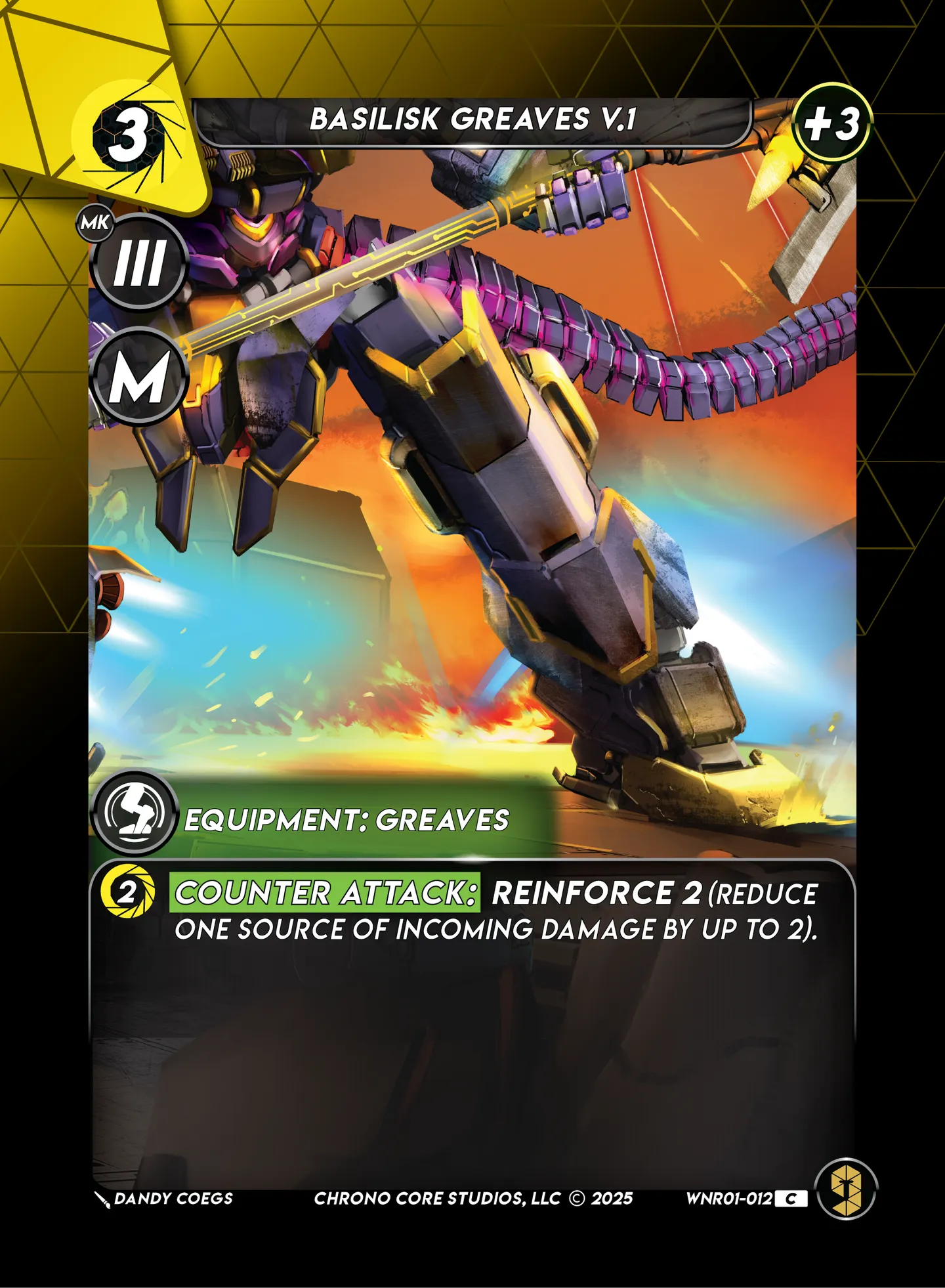 Basilisk Greaves V.1 — War of the Nine Realms — Chrono Core