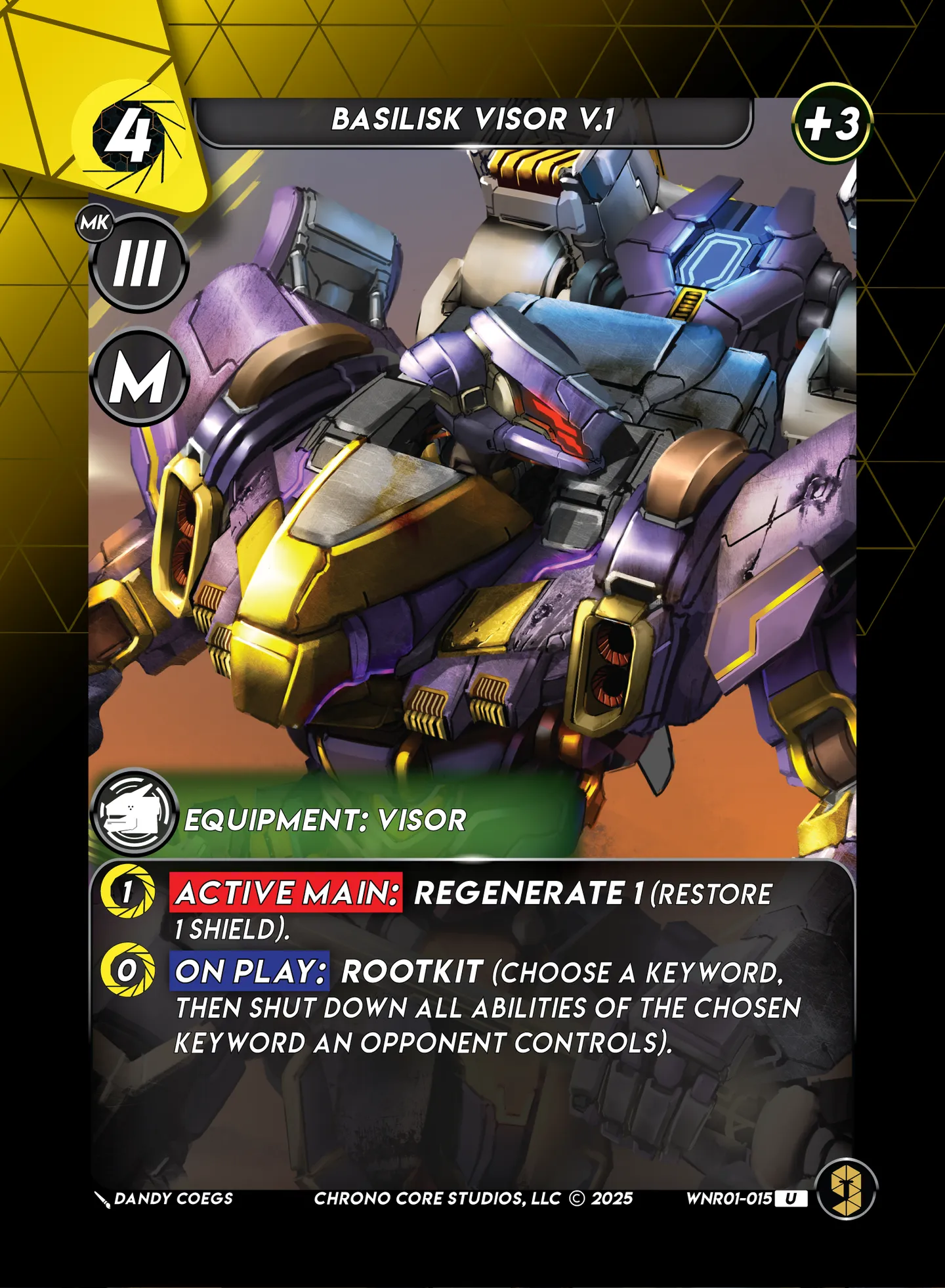 Basilisk Visor V.1 — War of the Nine Realms — Chrono Core