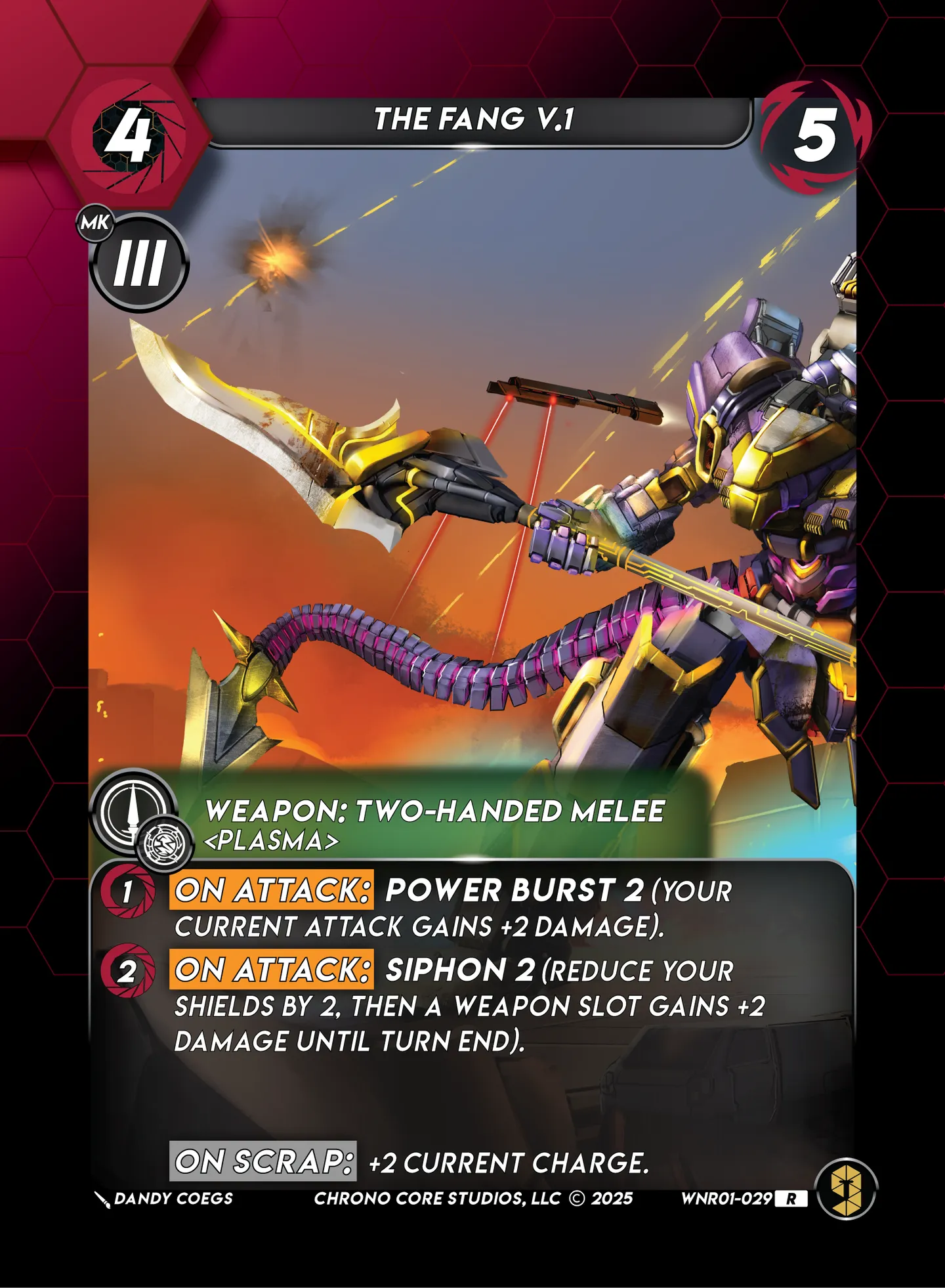 The Fang V.1 — War of the Nine Realms — Chrono Core
