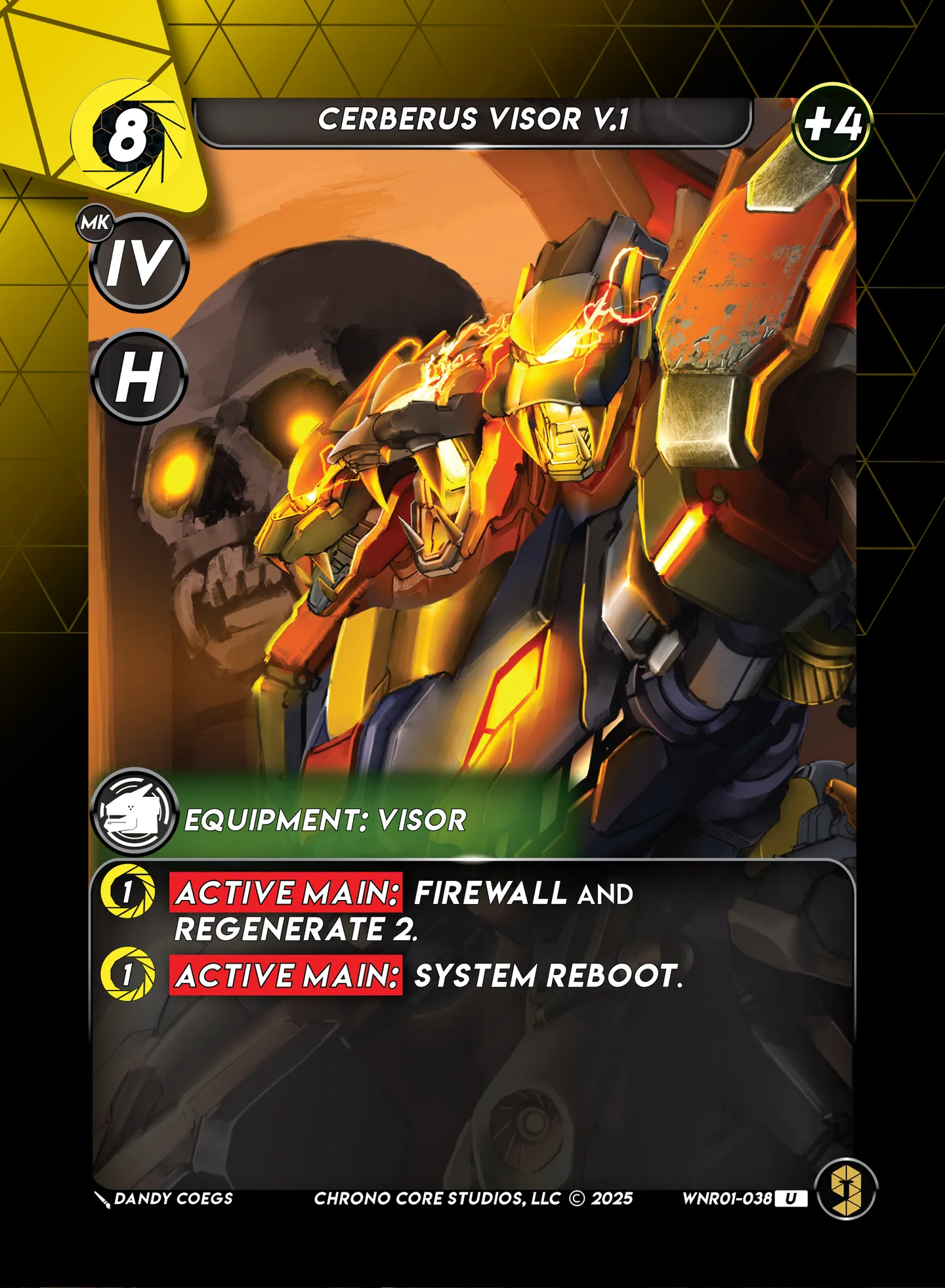Cerberus Visor V.1 — War of the Nine Realms — Chrono Core