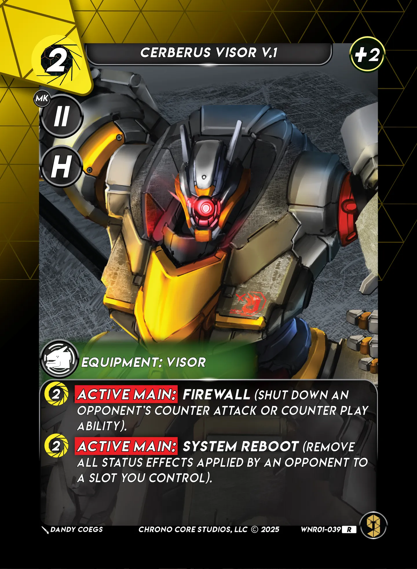 Cerberus Visor V.1 — War of the Nine Realms — Chrono Core