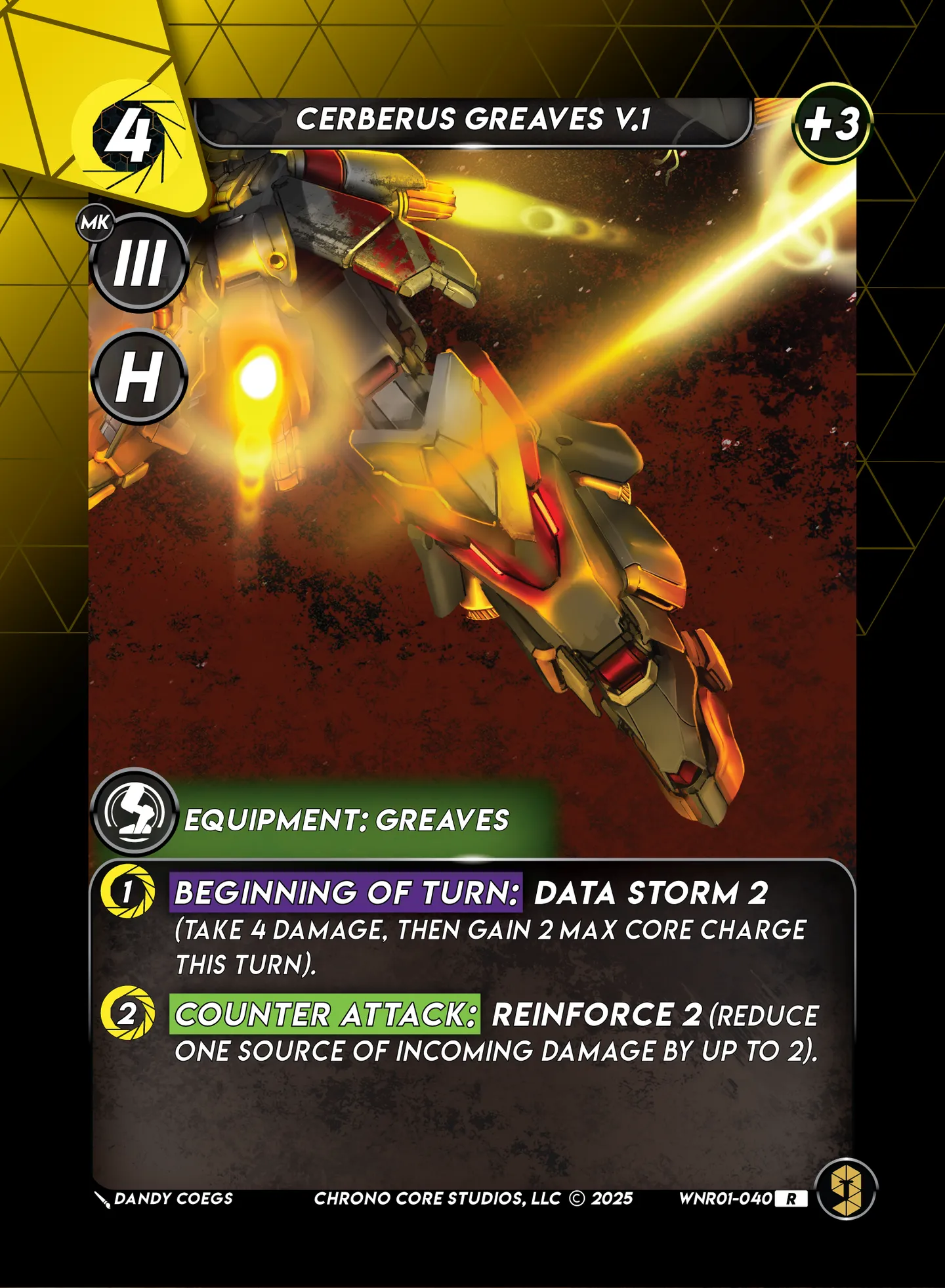 Cerberus Greaves V.1 — War of the Nine Realms — Chrono Core