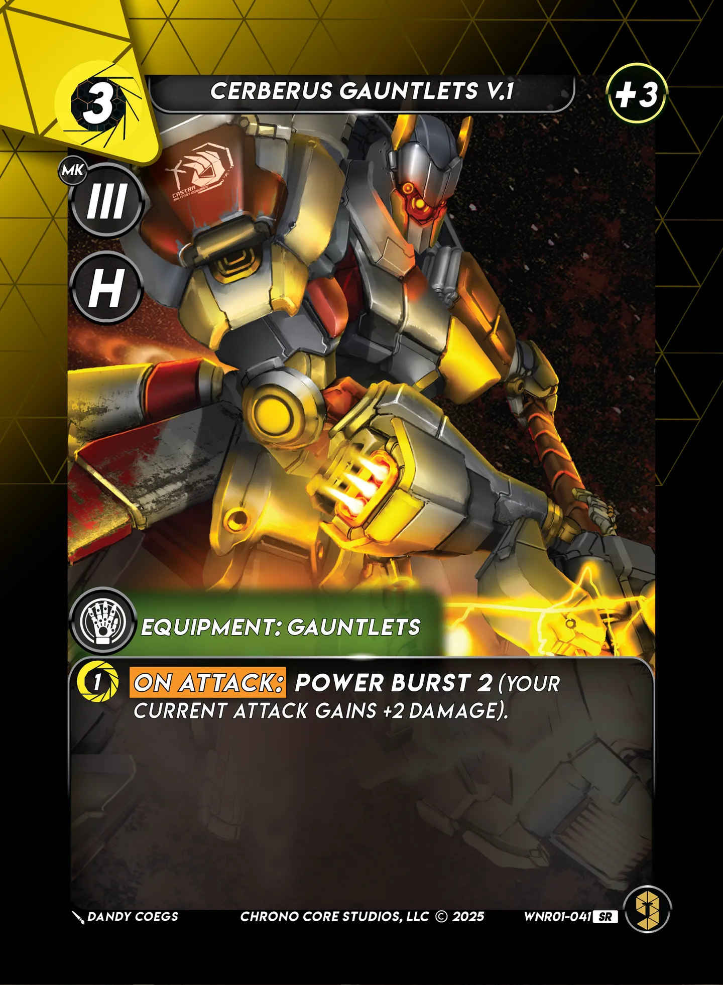 Cerberus Gauntlets V.1 — War of the Nine Realms — Chrono Core