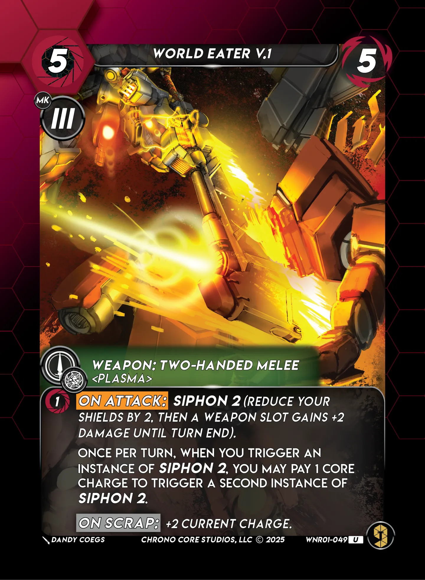 World Eater V.1 — War of the Nine Realms — Chrono Core