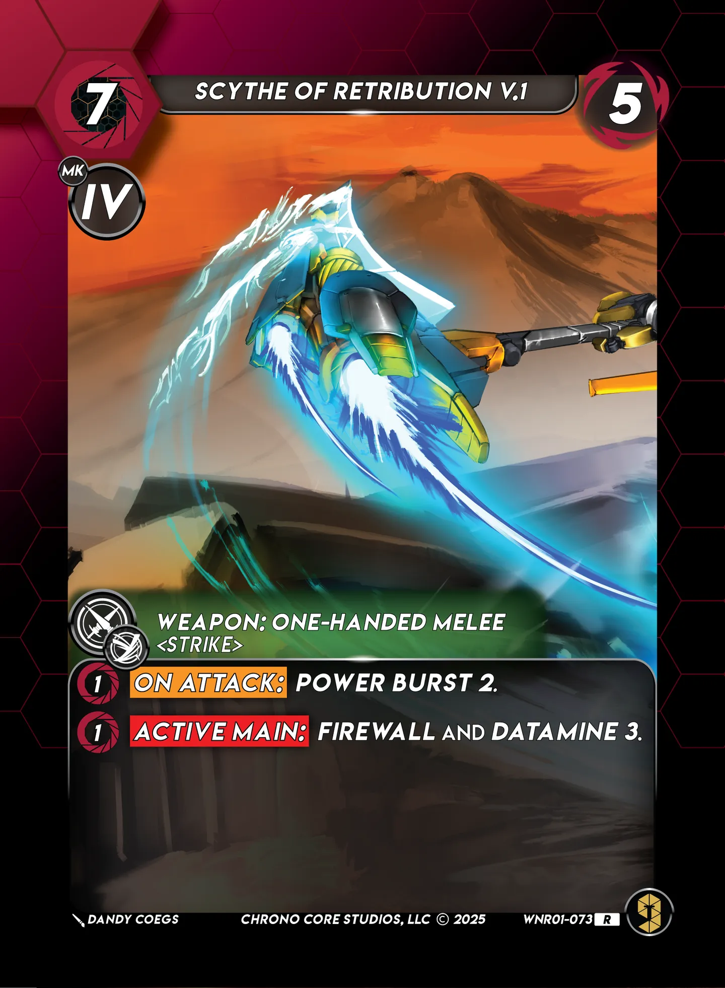 Scythe of Retribution V.1 — War of the Nine Realms — Chrono Core