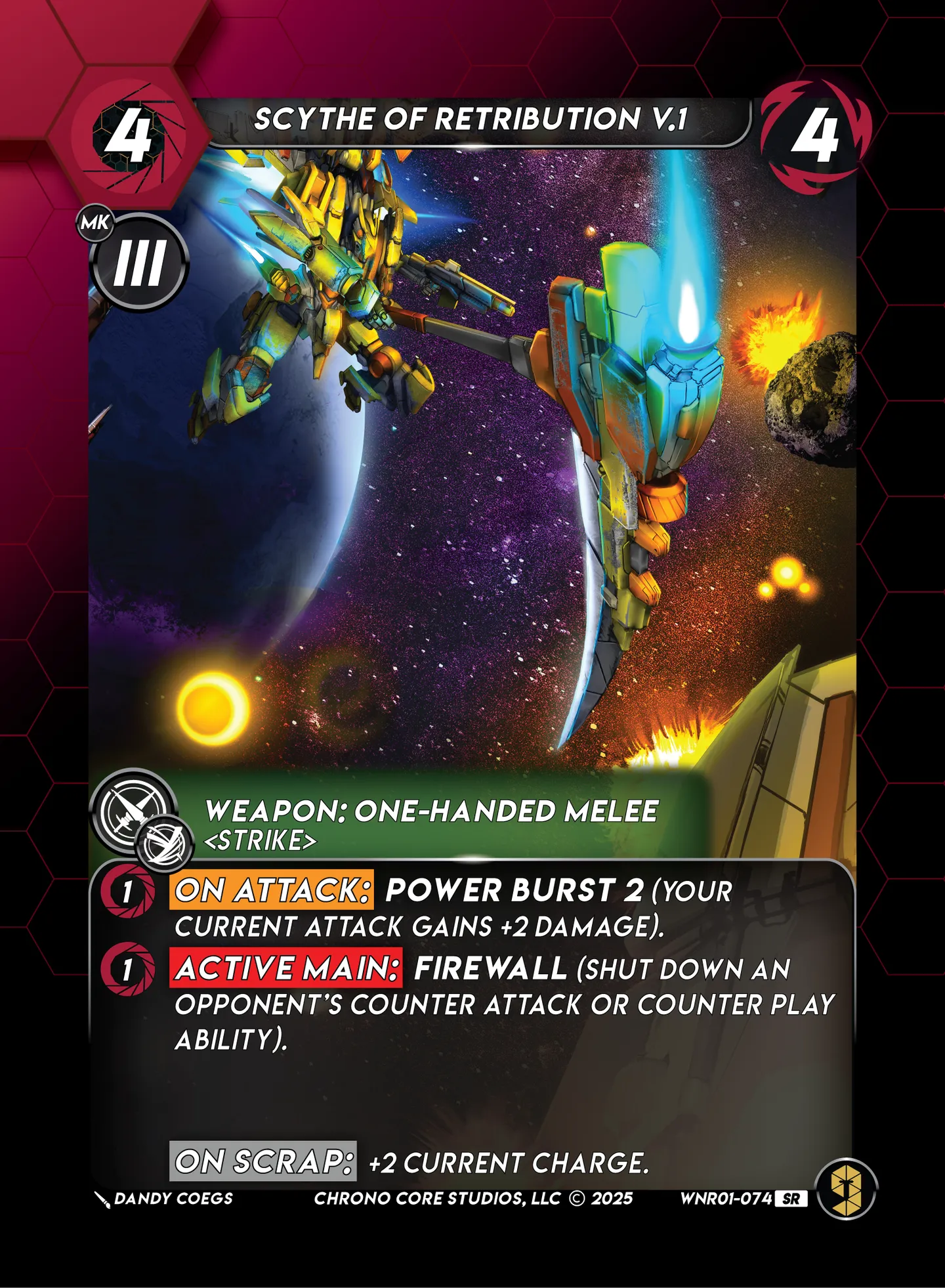 Scythe of Retribution V.1 — War of the Nine Realms — Chrono Core
