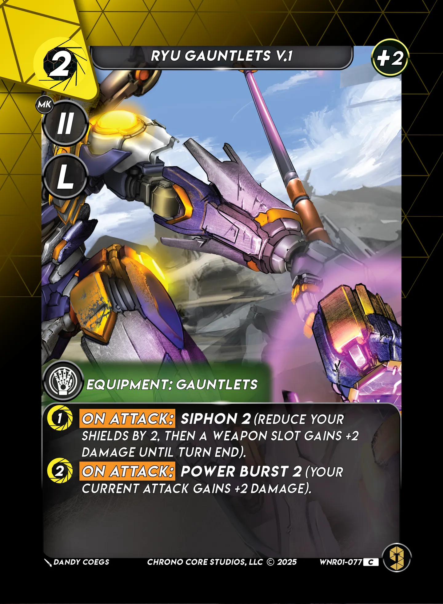 Ryu Gauntlets V.1 — War of the Nine Realms — Chrono Core