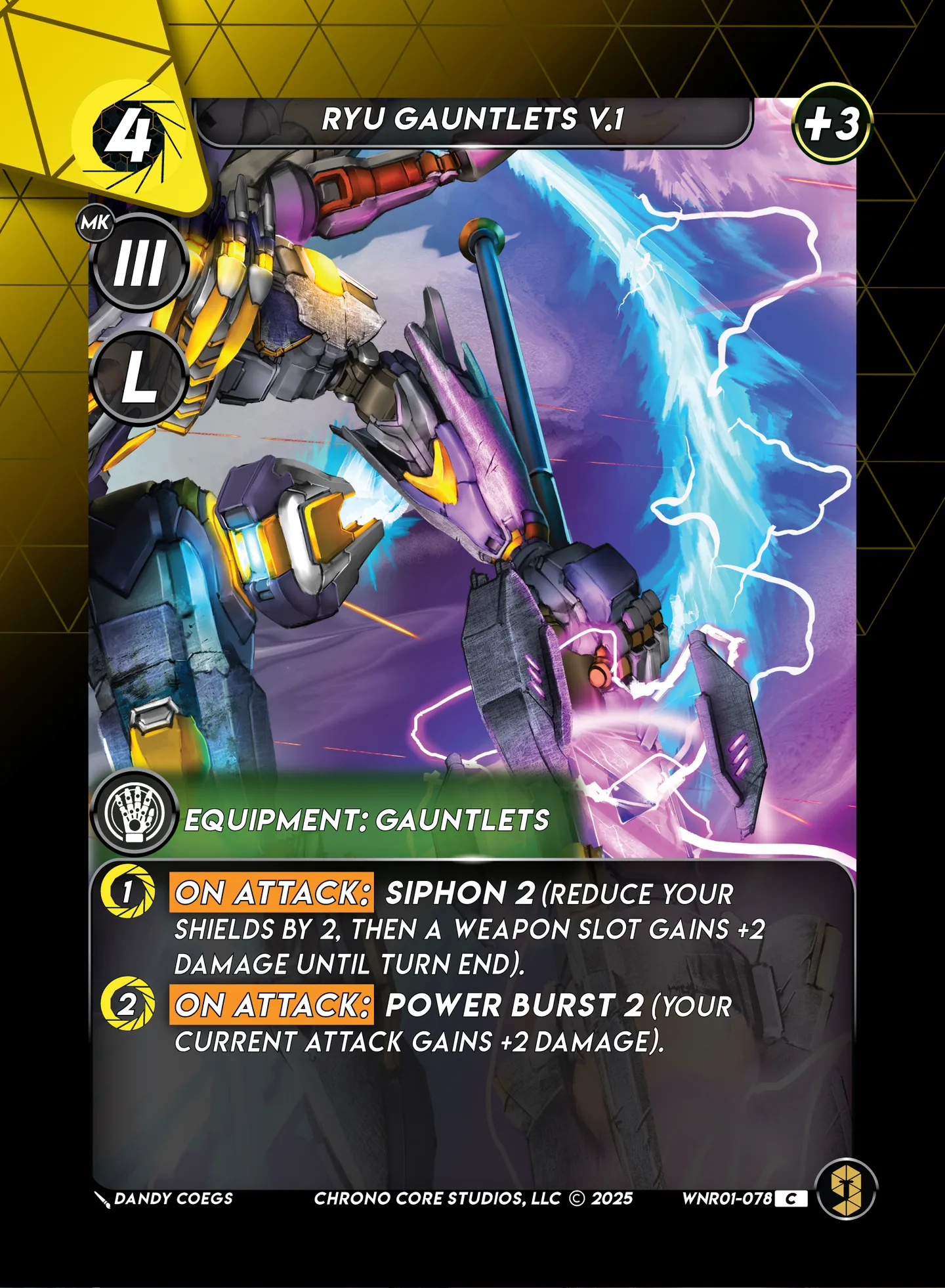 Ryu Gauntlets V.1 — War of the Nine Realms — Chrono Core