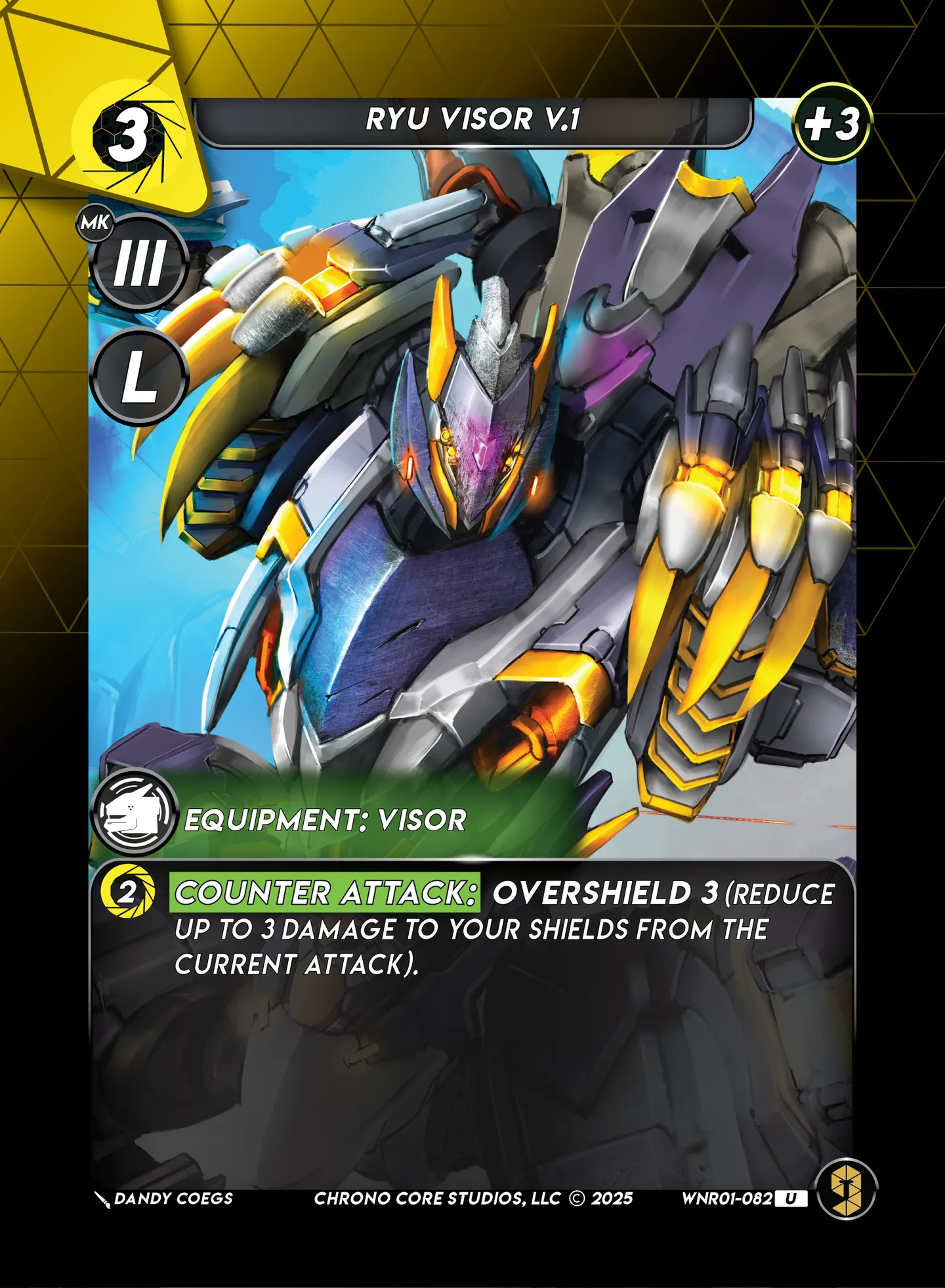 Ryu Visor V.1 — War of the Nine Realms — Chrono Core
