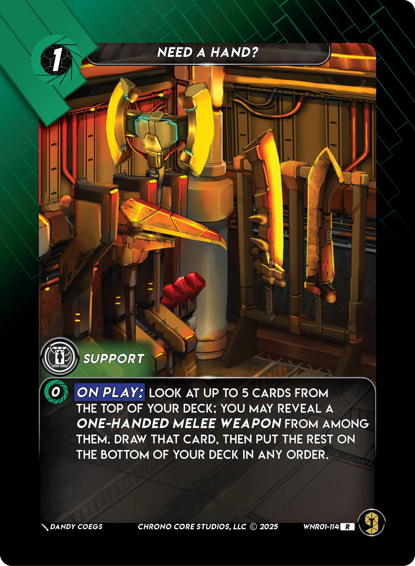 Need a Hand? — War of the Nine Realms — Chrono Core