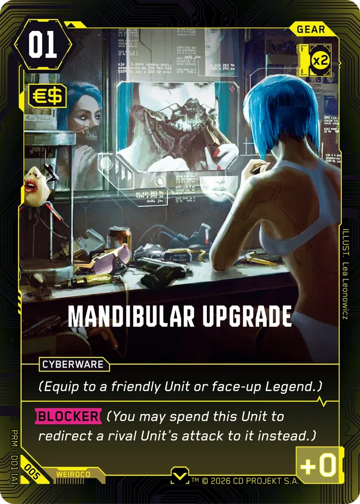 Mandibular Upgrade — Merc Demo Deck — Cyberpunk
