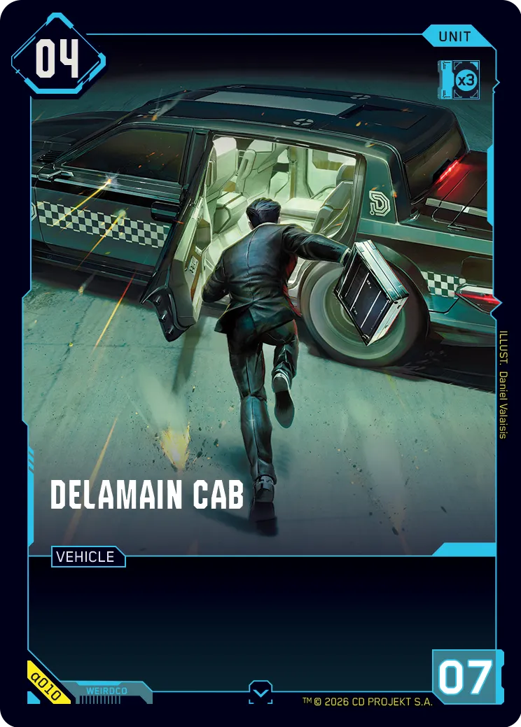 Delamain Cab — Alpha Kit Set — Cyberpunk TCG