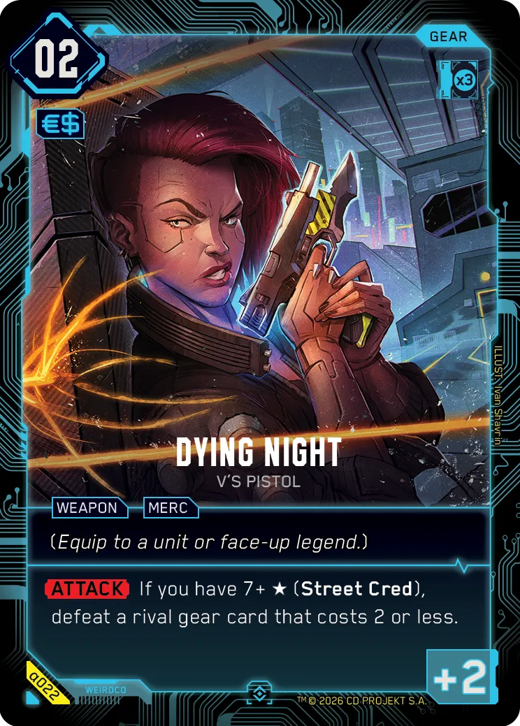 Dying Night - V's Pistol — Alpha Kit Set — Cyberpunk