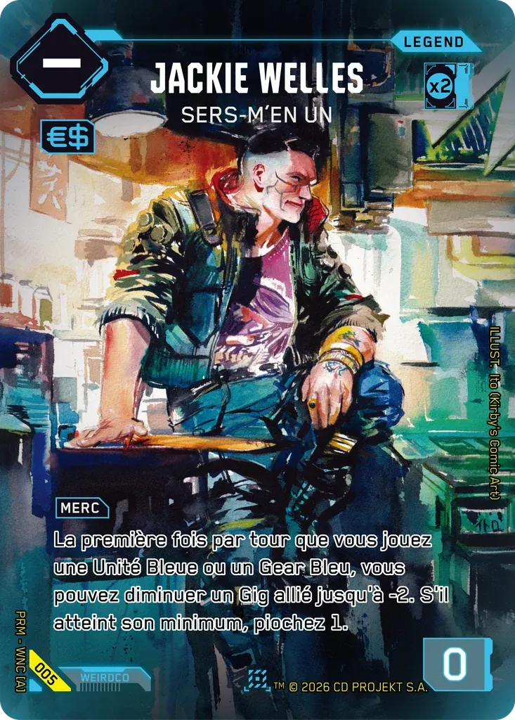 Jackie Welles - Pour One Out For Me — Box Toppers — Retail — FR — Cyberpunk