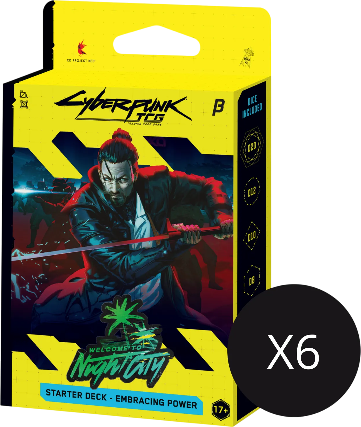 Starter Deck Display: Embracing Power - Beta — Embracing Power - Beta Starter Deck — Cyberpunk