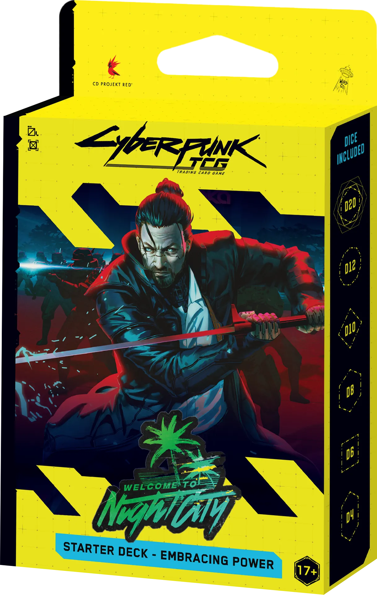 Starter Deck: Embracing Power - Retail — Embracing Power - Retail Starter Deck — Cyberpunk TCG