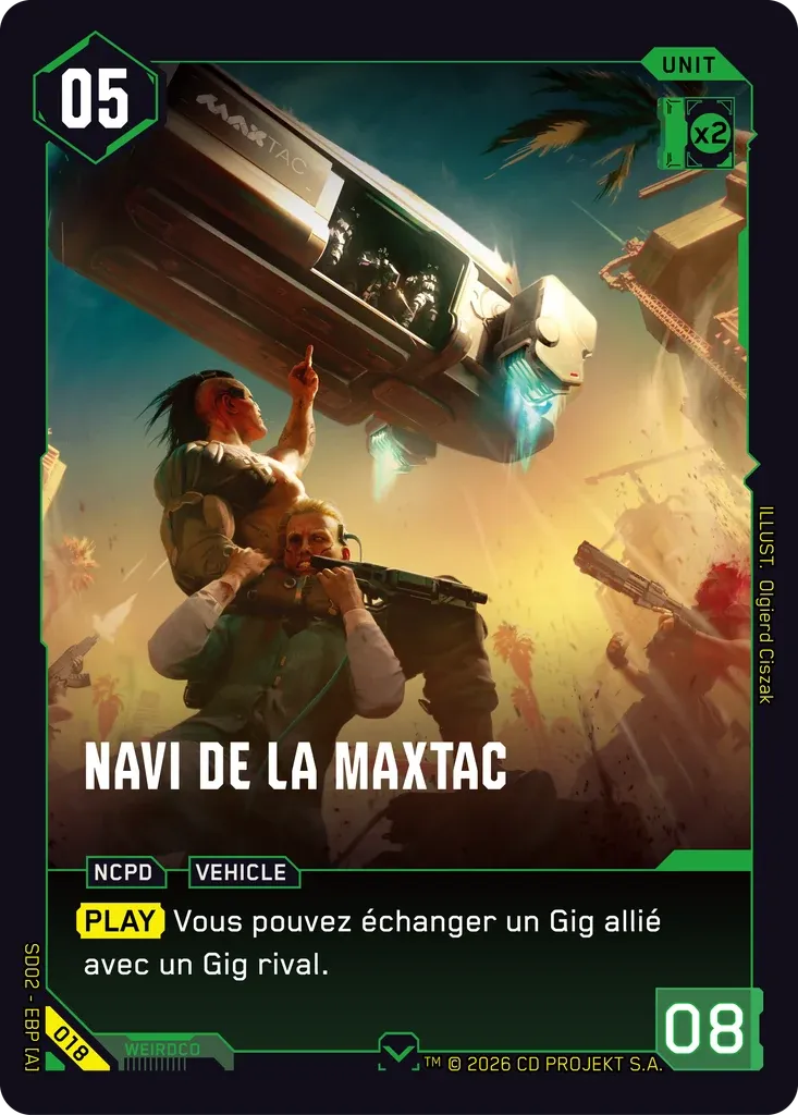 MaxTac AV — Embracing Power — Retail Starter Deck — FR — Cyberpunk