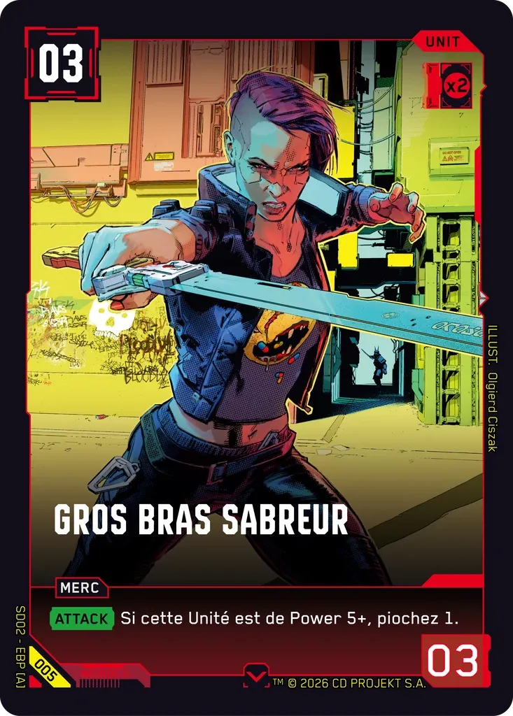 Swordwise Huscle — Embracing Power — Retail Starter Deck — FR — Cyberpunk